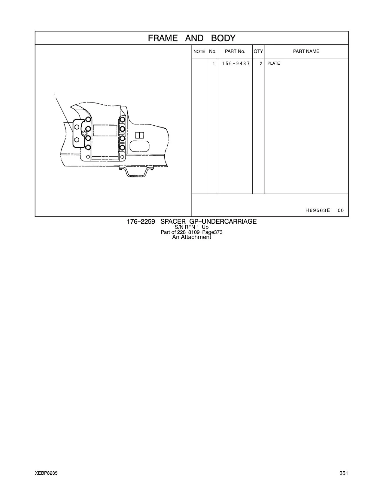 156-9487 - PLATE