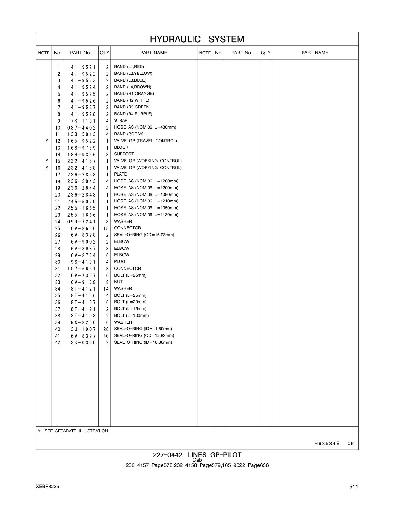 087-4402 - HOSE AS (NOM 06, L=480mm)