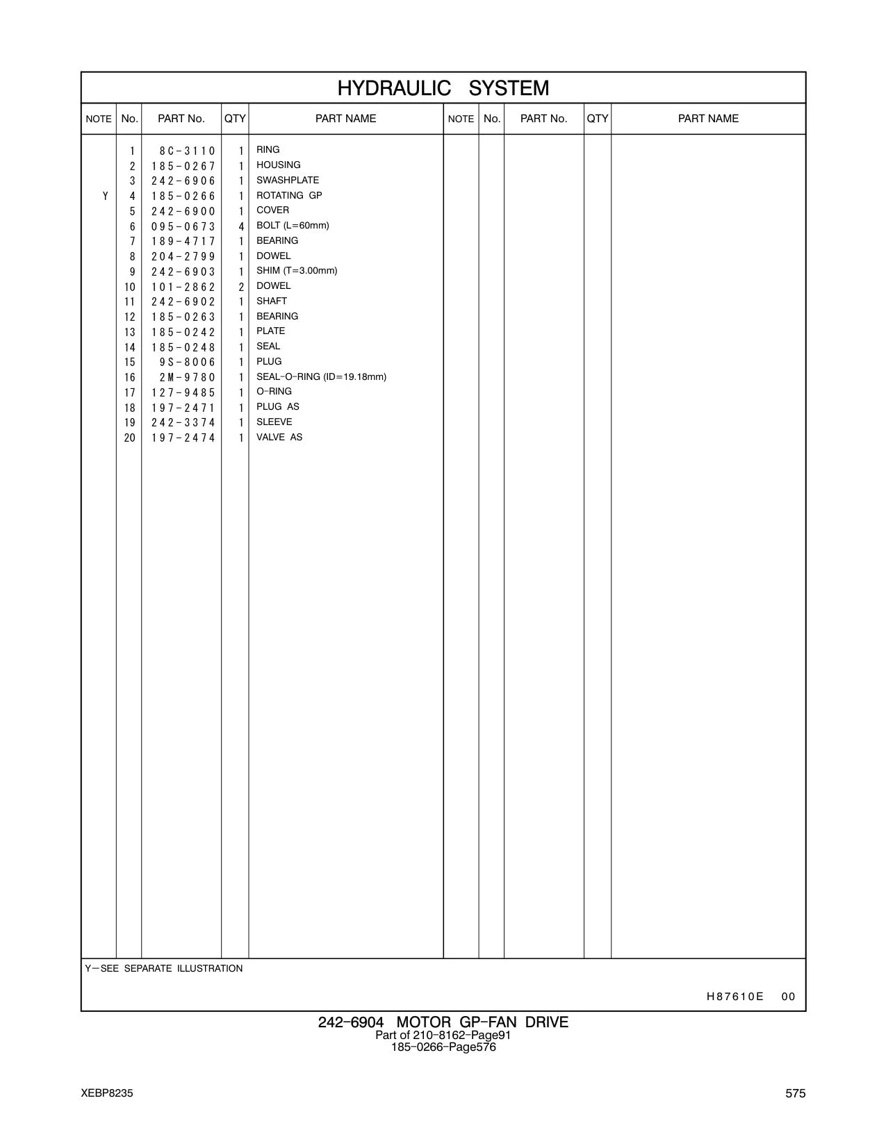 189-4717 - BEARING