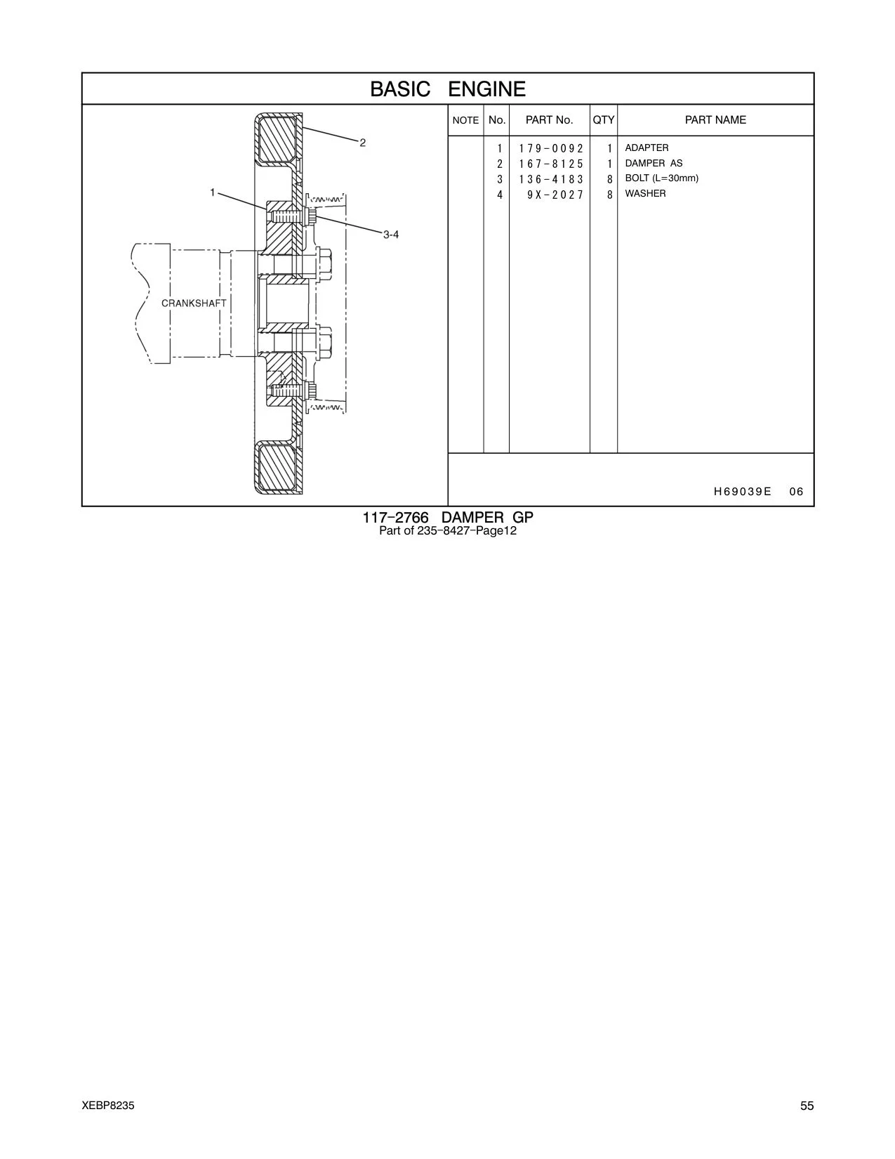 136-4183 - BOLT (L=30mm)