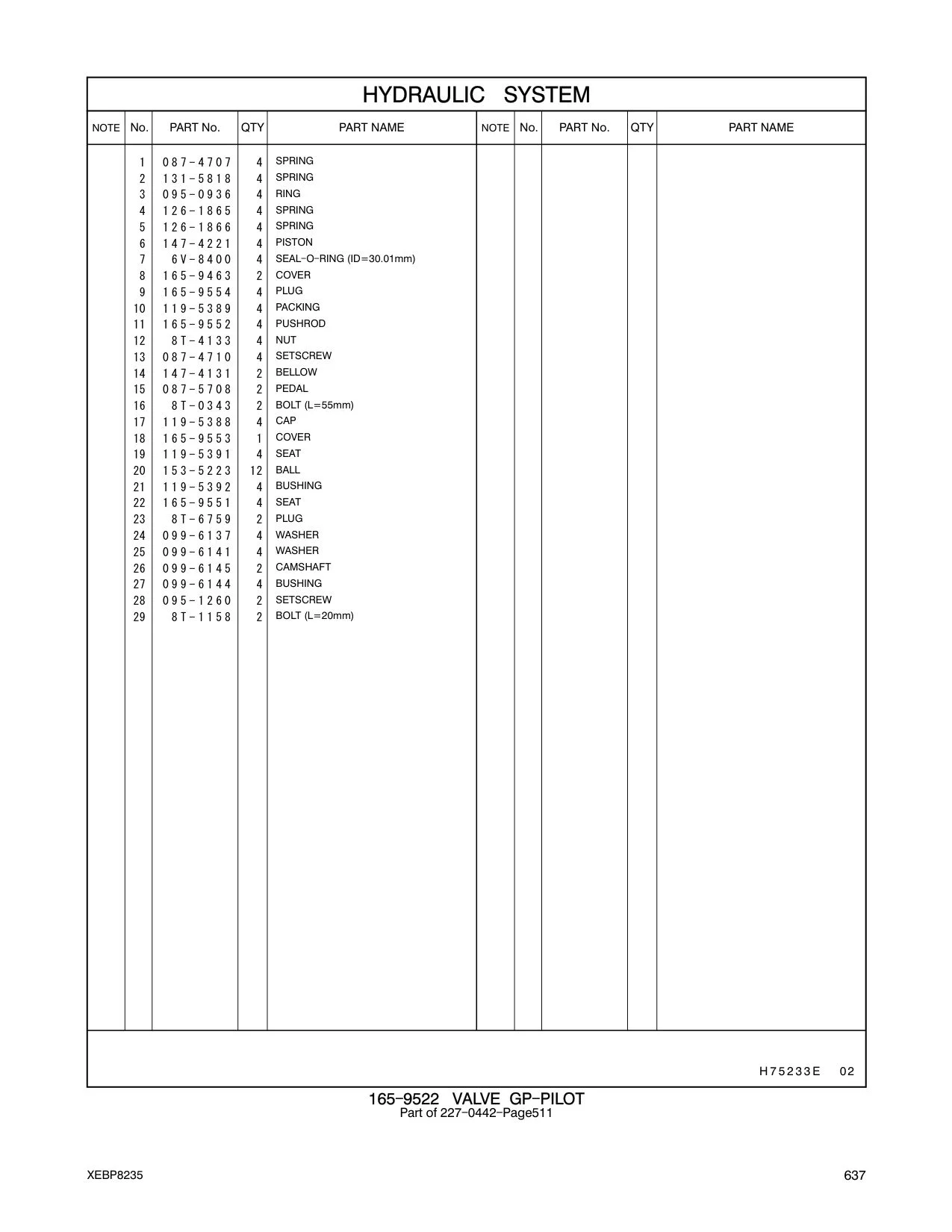 165-9554 - PLUG