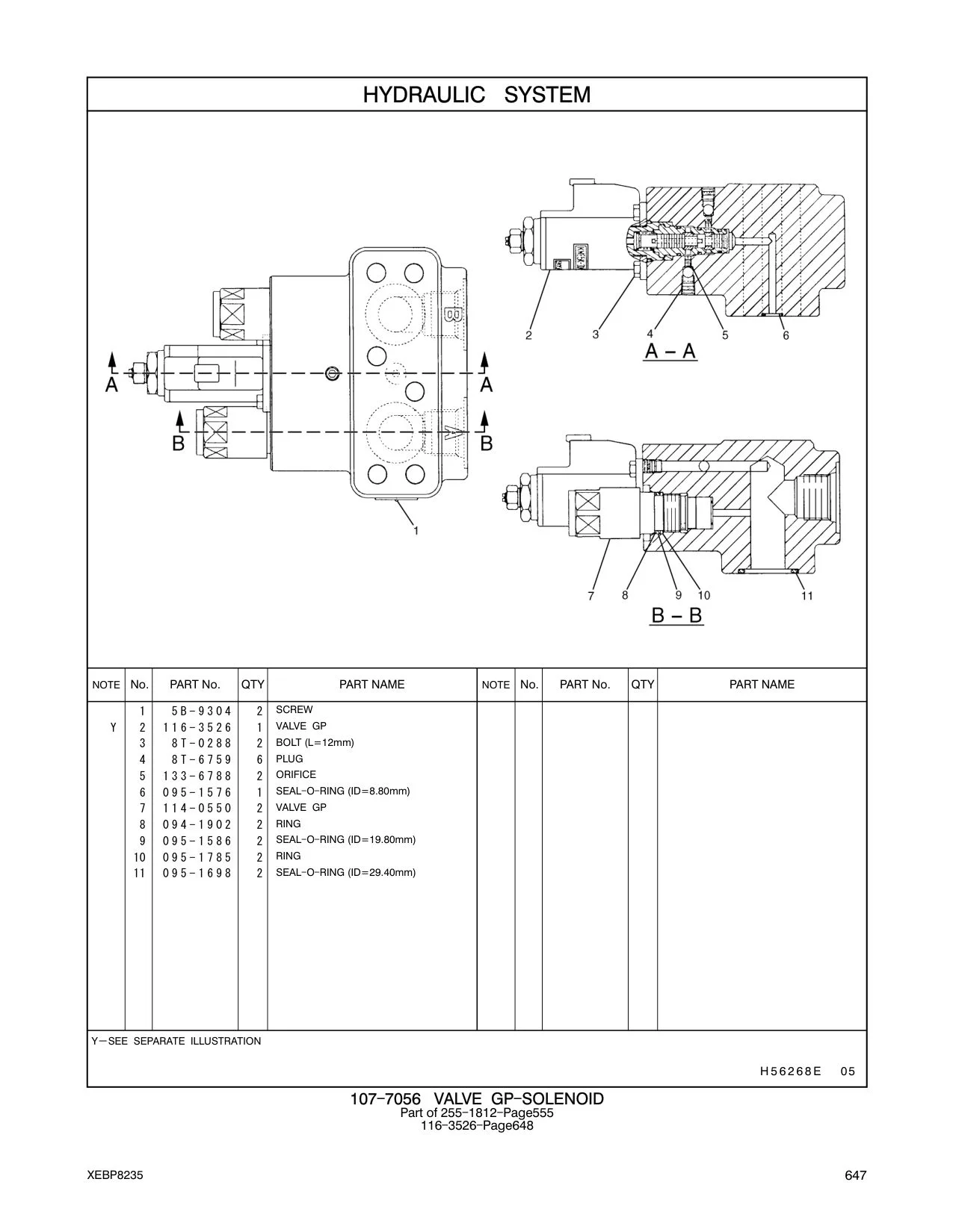 116-3526 - VALVE GP