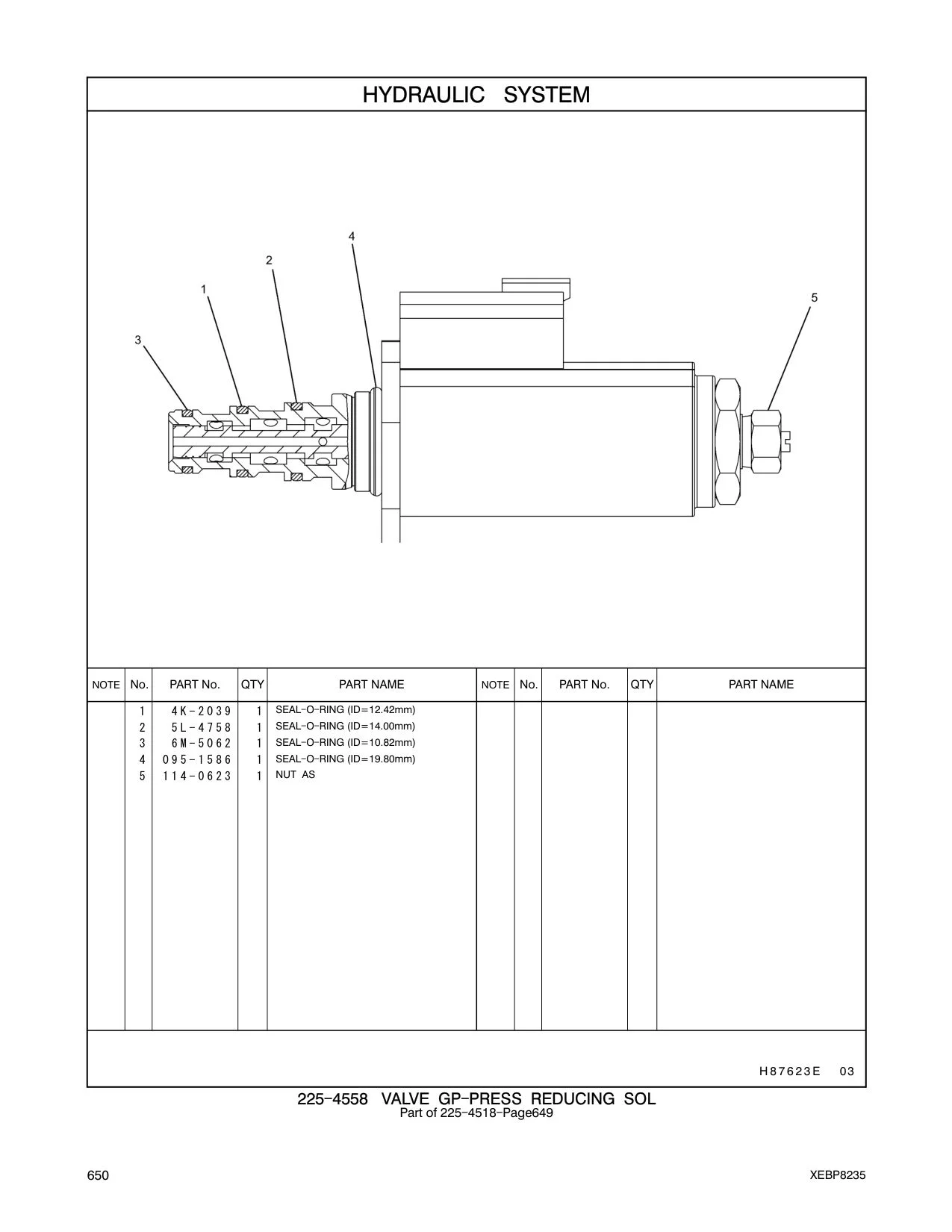 6M-5062 - SEAL-O-RING (ID=10.82mm)