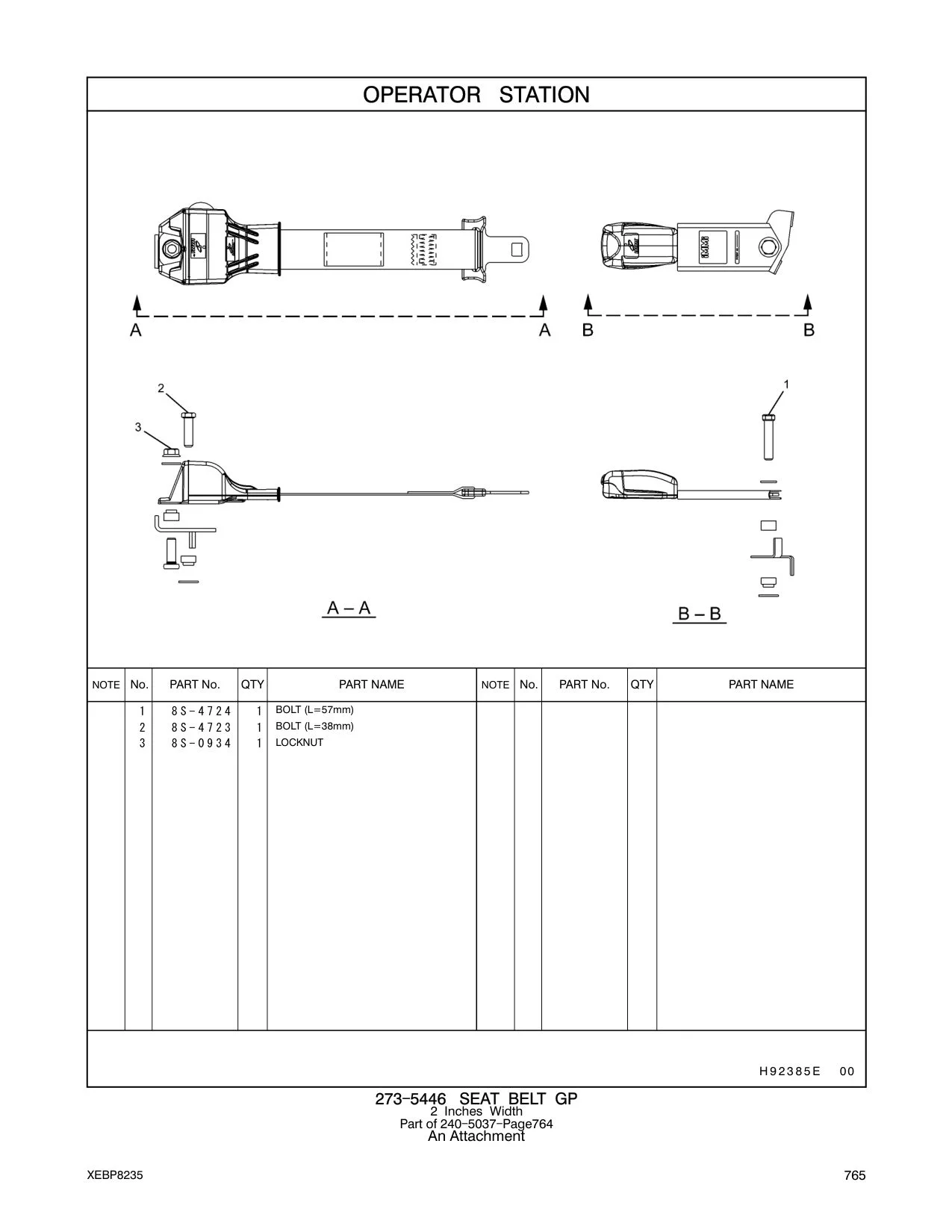 8S-4723 - BOLT (L=38mm)