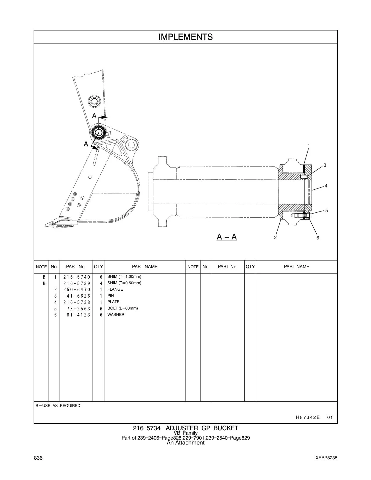 250-6470 FLANGE CAT parts manual diagram