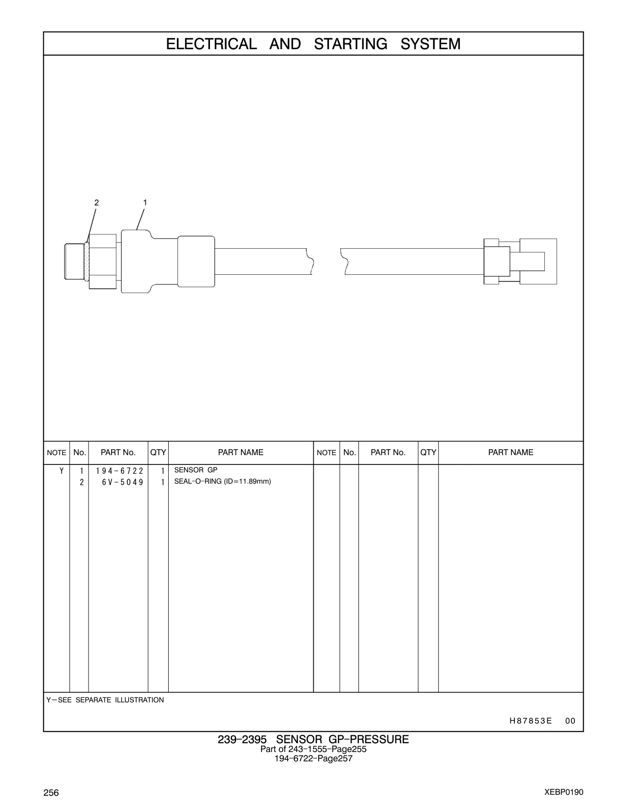 194-6722 - SENSOR GP