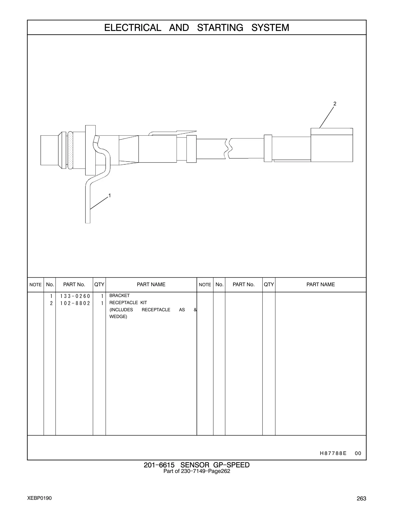 133-0260 - BRACKET