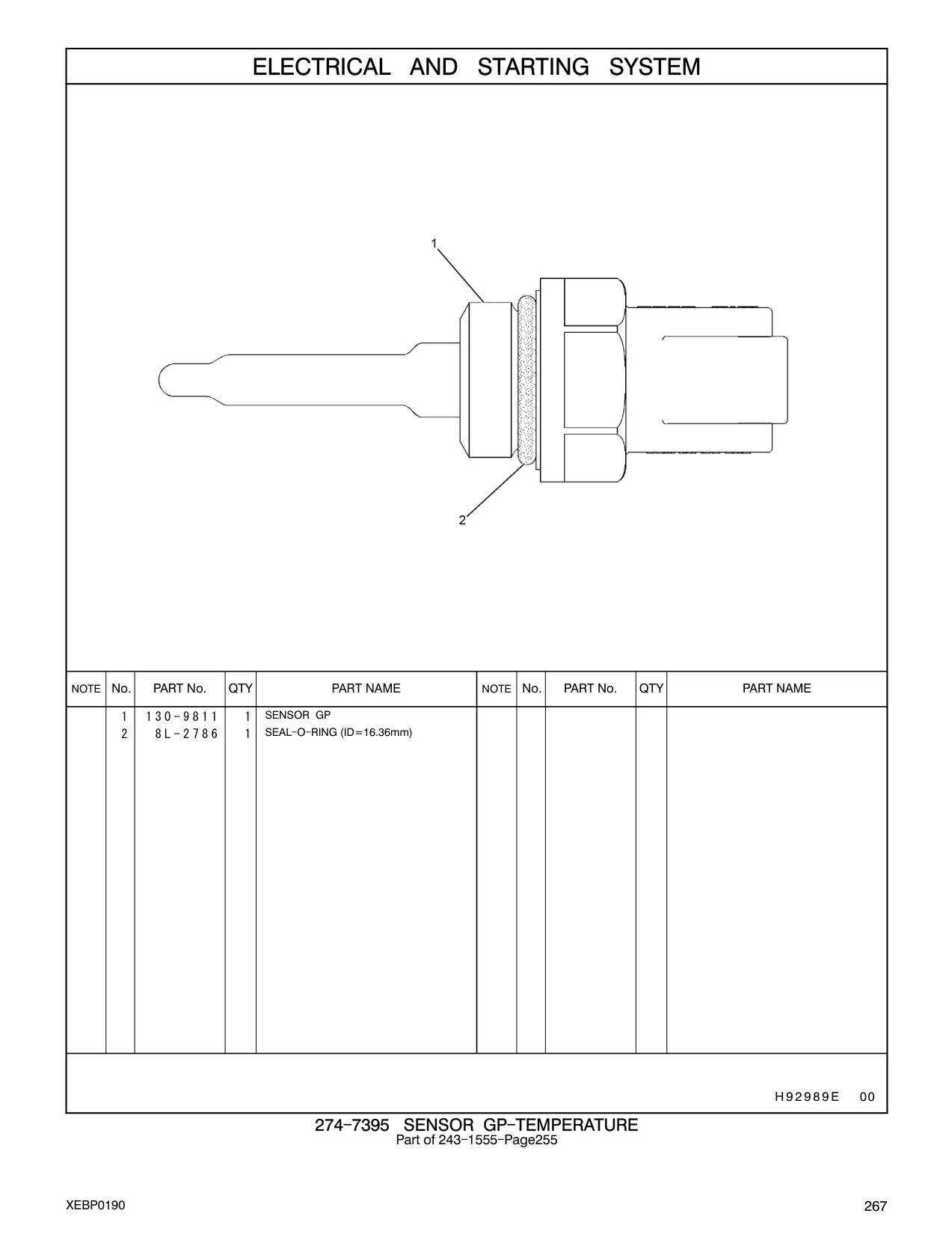 130-9811 - SENSOR GP