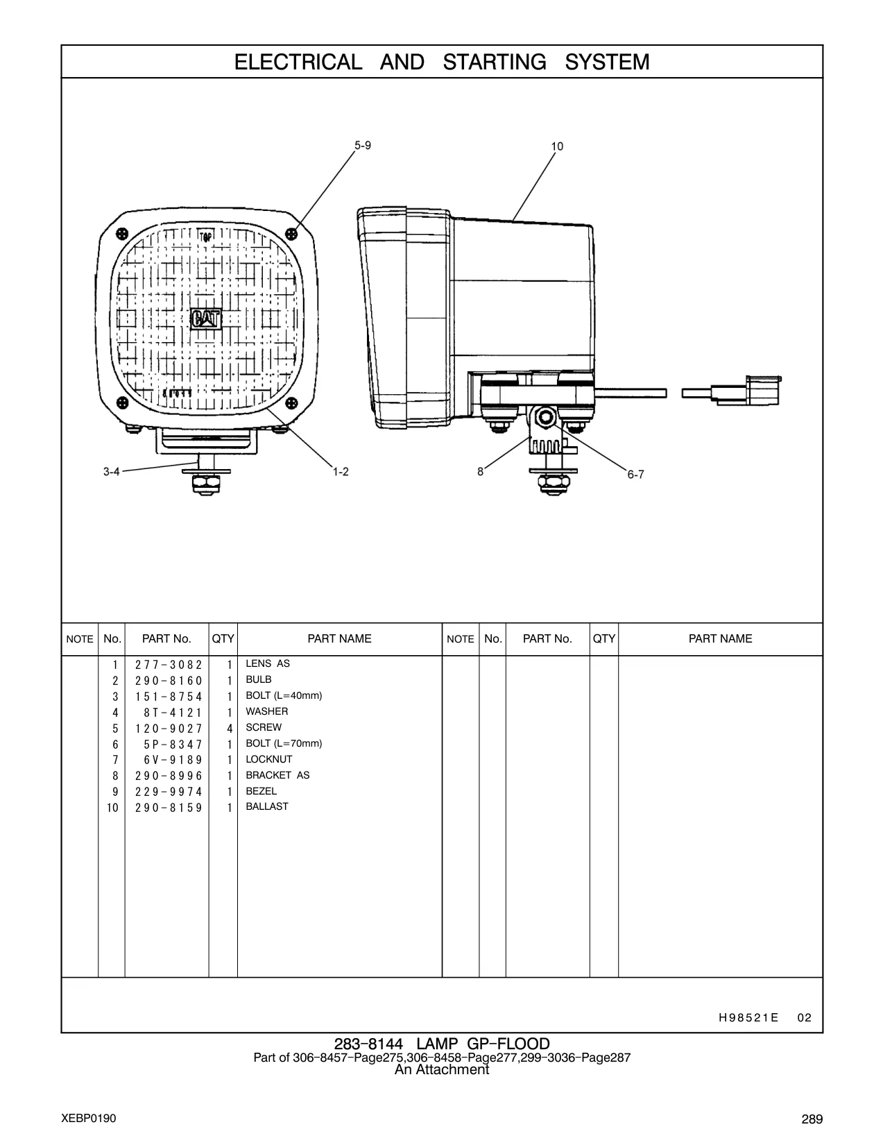 290-8159 - BALLAST
