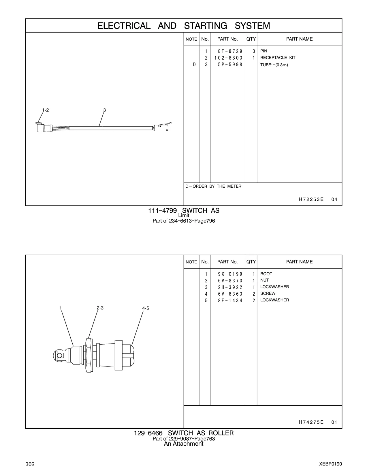 5P-5998 - TUBE (0.3 ) H 7 2 2 5 3 E 04