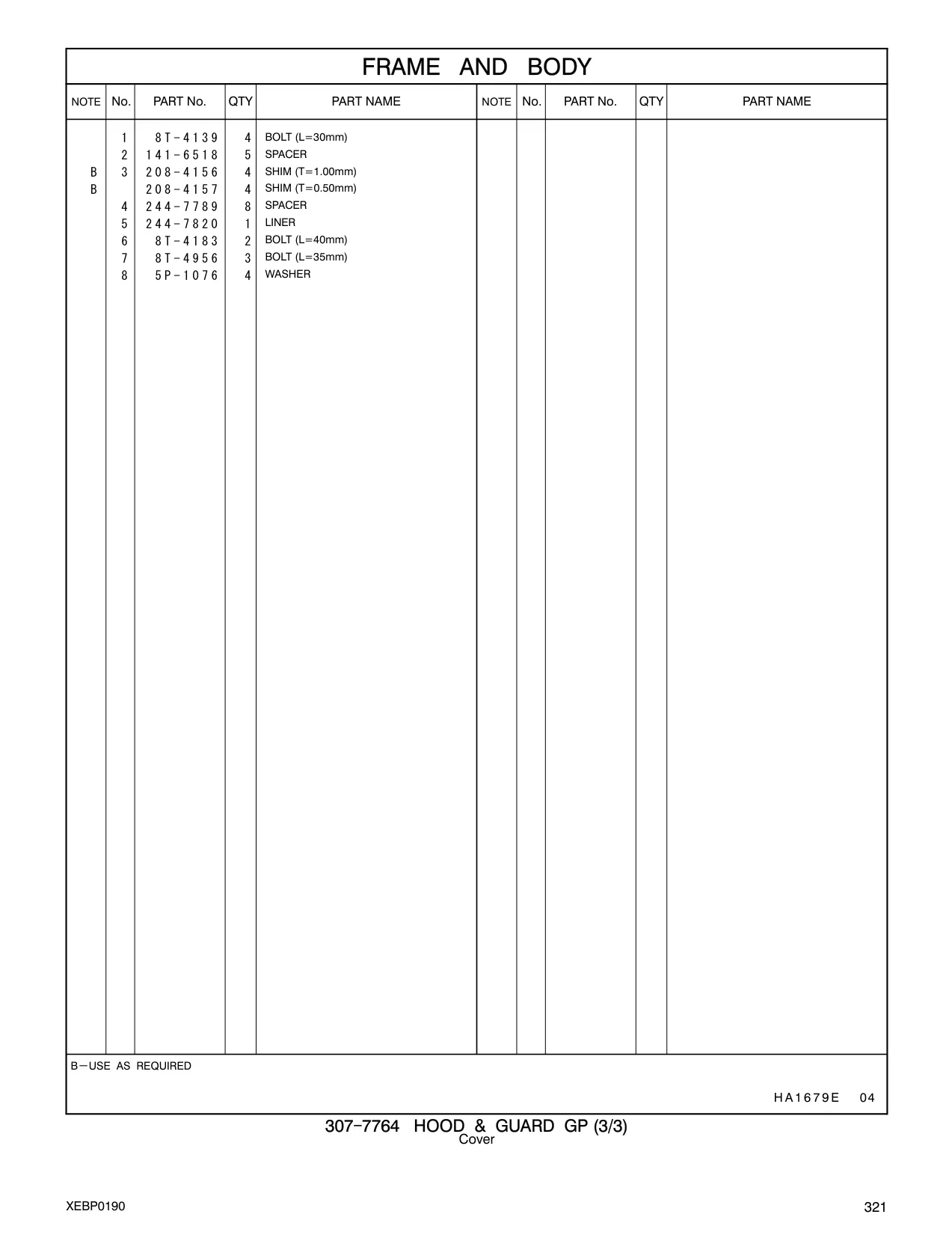 141-6518 - SPACER