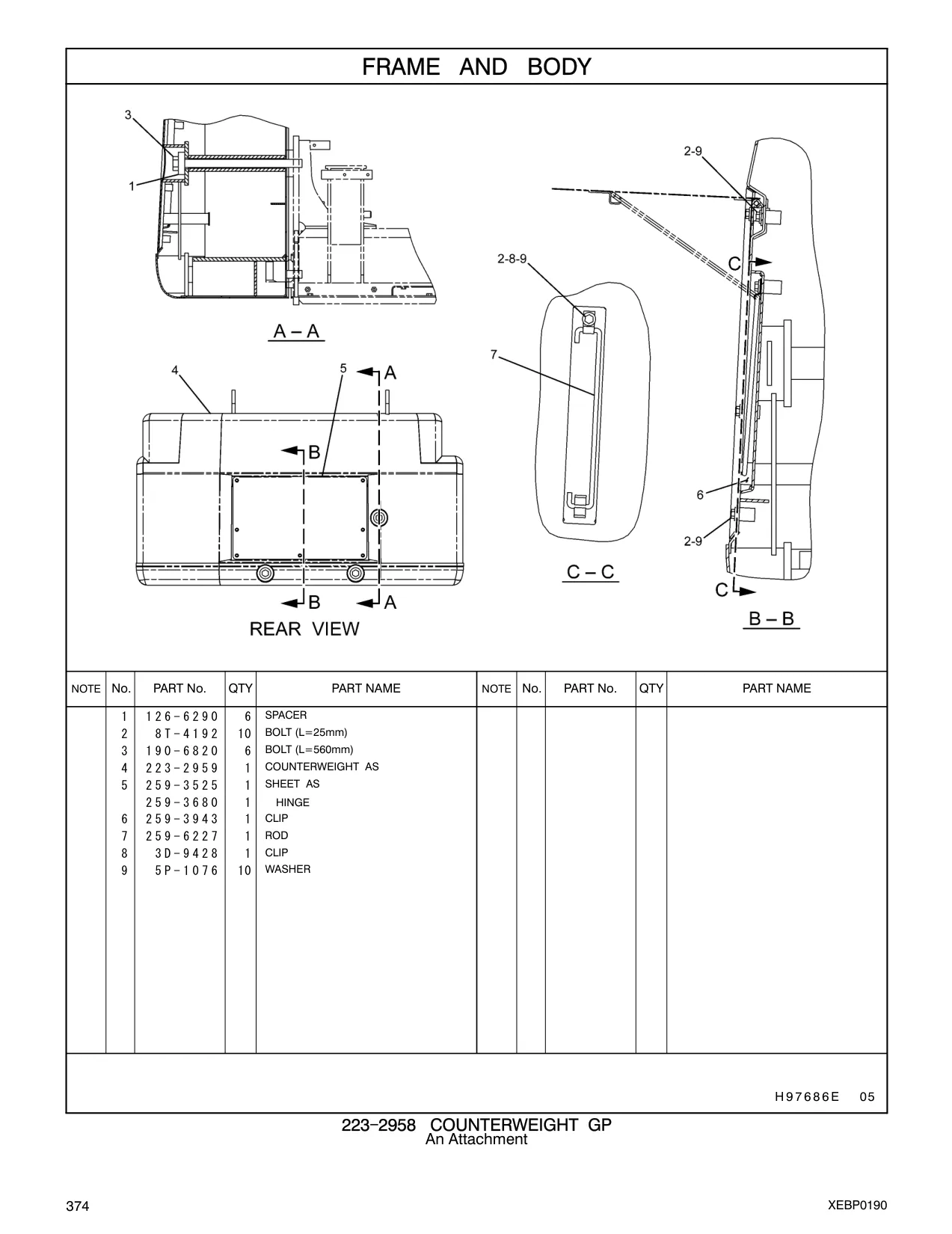 259-3680 - HINGE