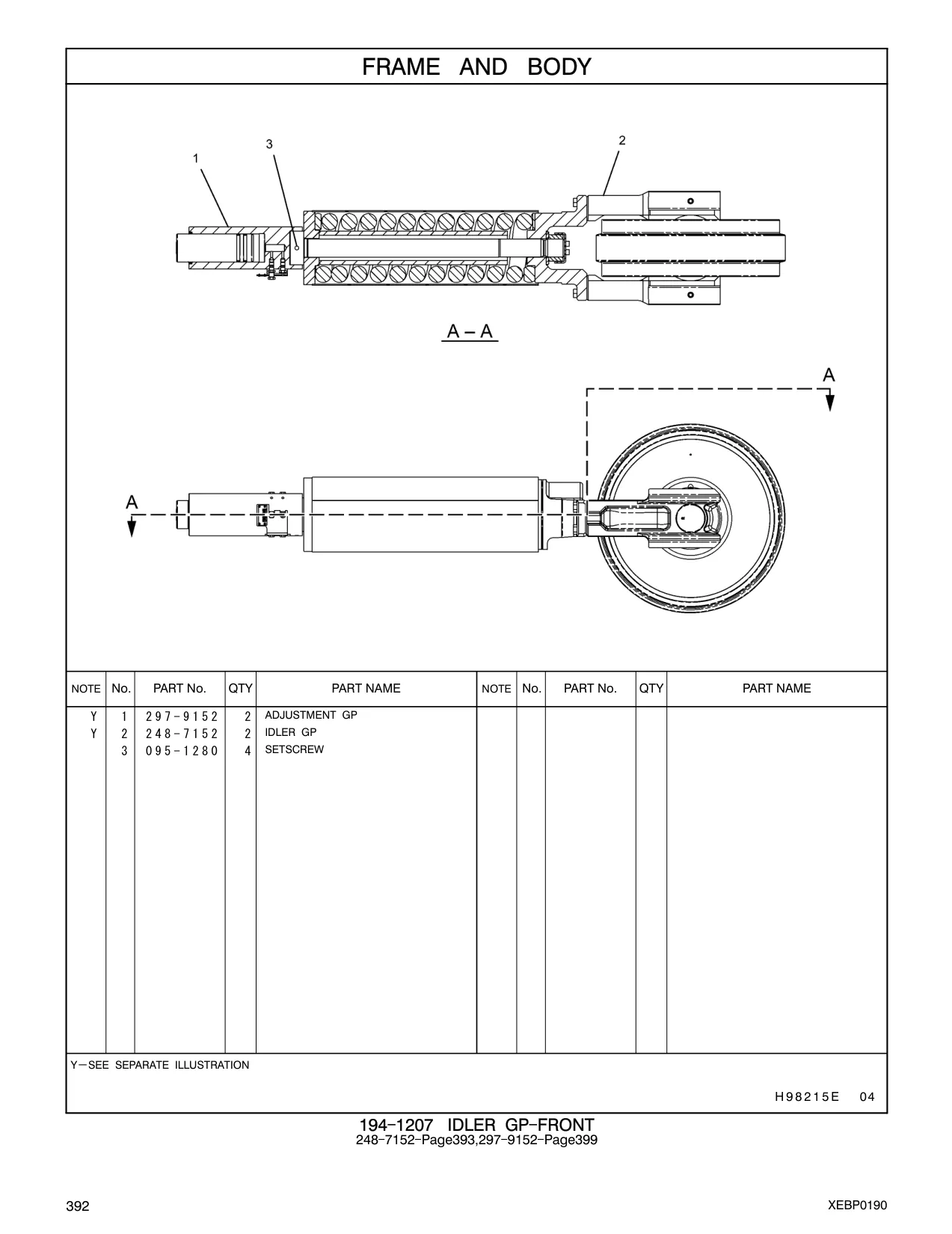 248-7152 - IDLER GP