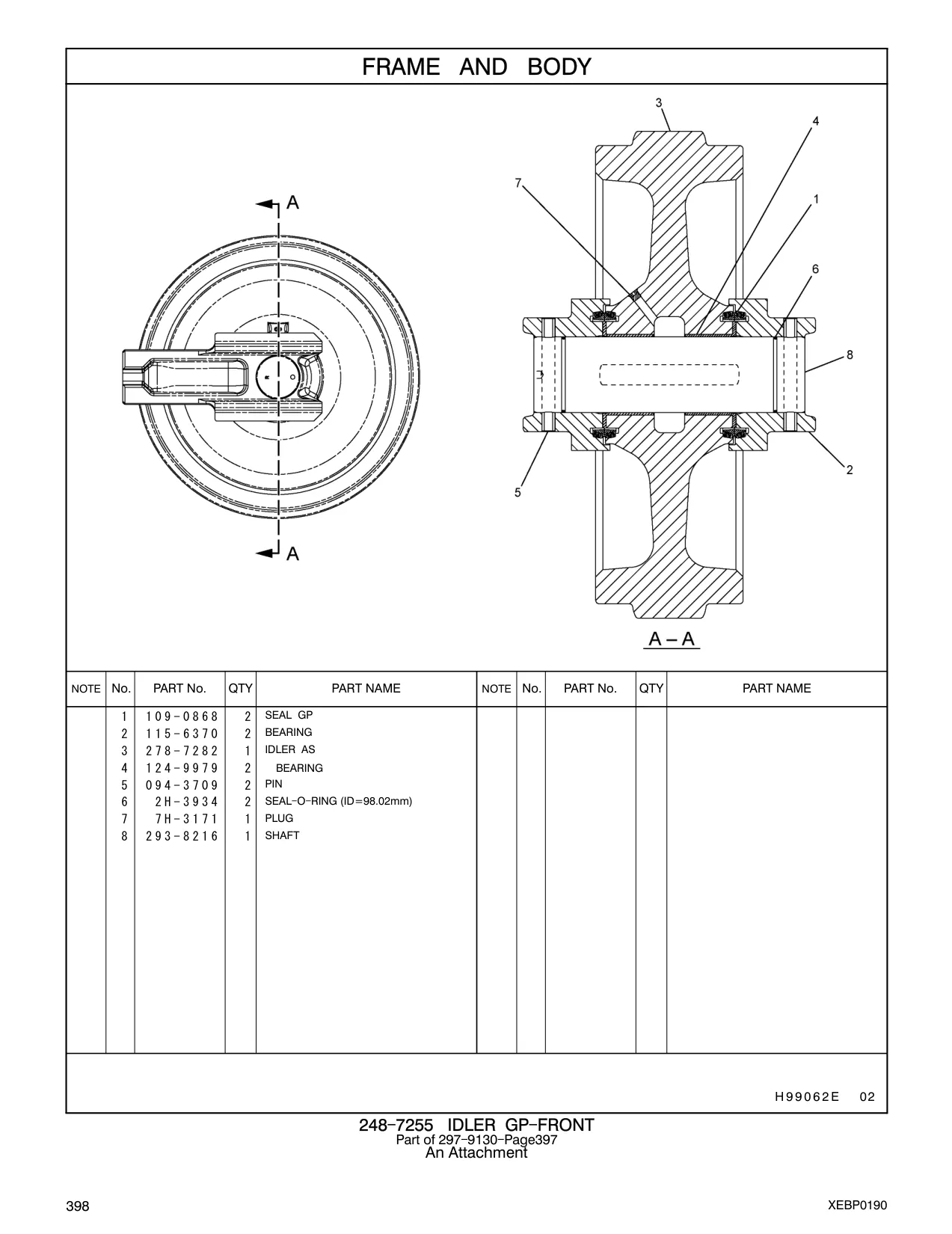 293-8216 - SHAFT