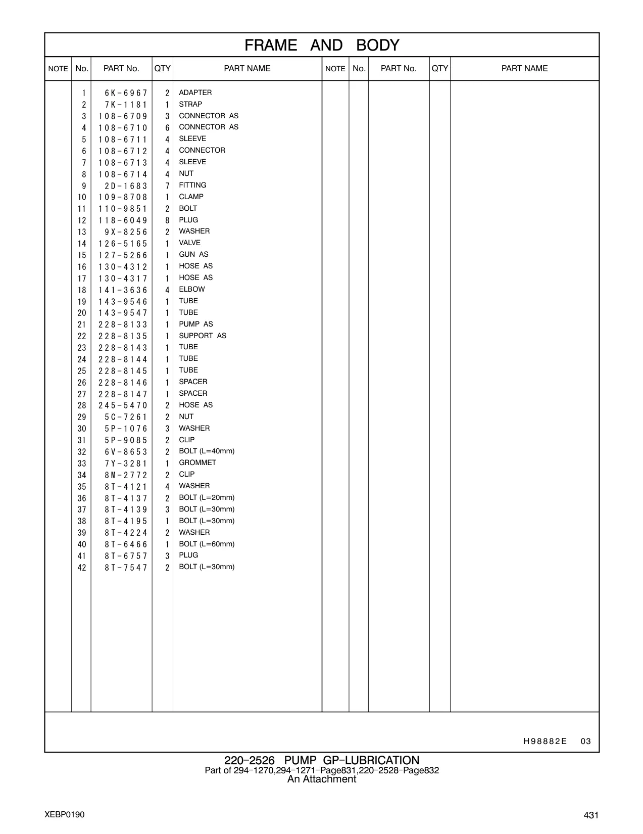 109-8708 - CLAMP