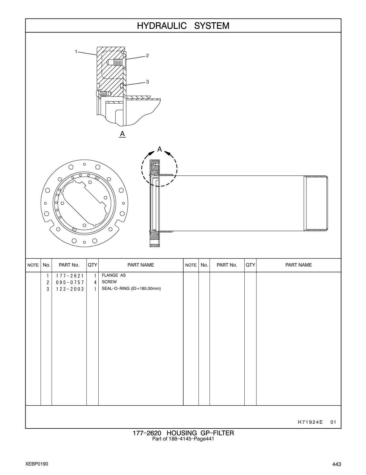 177-2621 - FLANGE AS