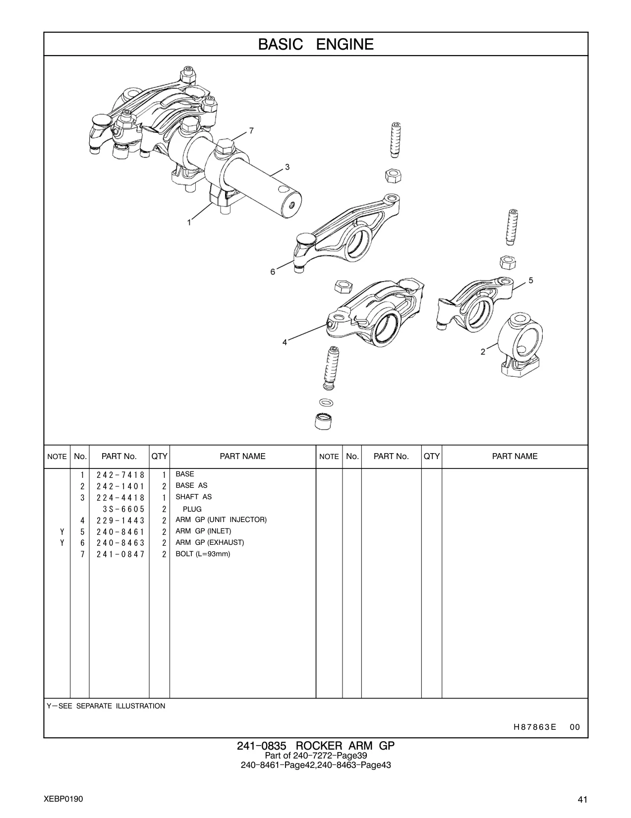 240-8463 - ARM GP (EXHAUST)