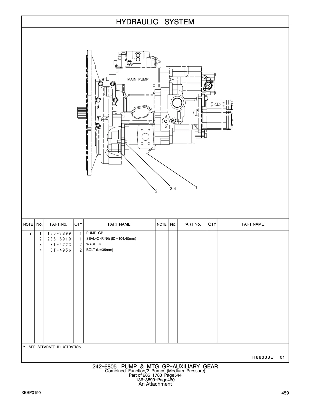 136-8899 - PUMP GP