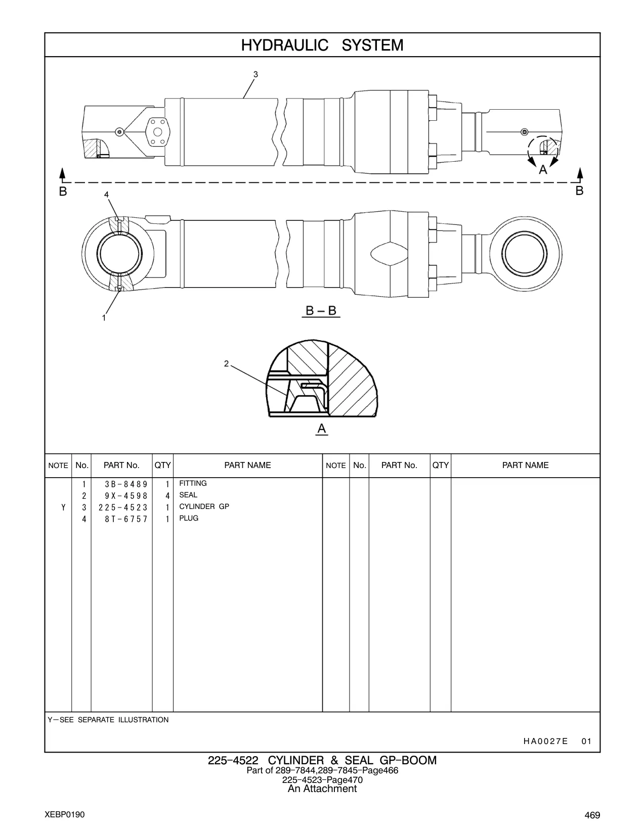 225-4523 - CYLINDER GP