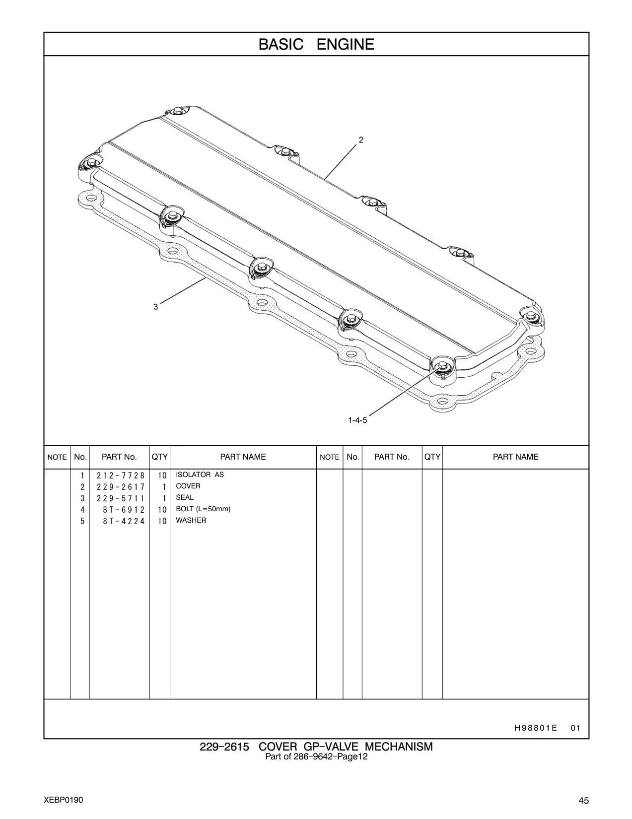 8T-6912 - BOLT (L=50mm)