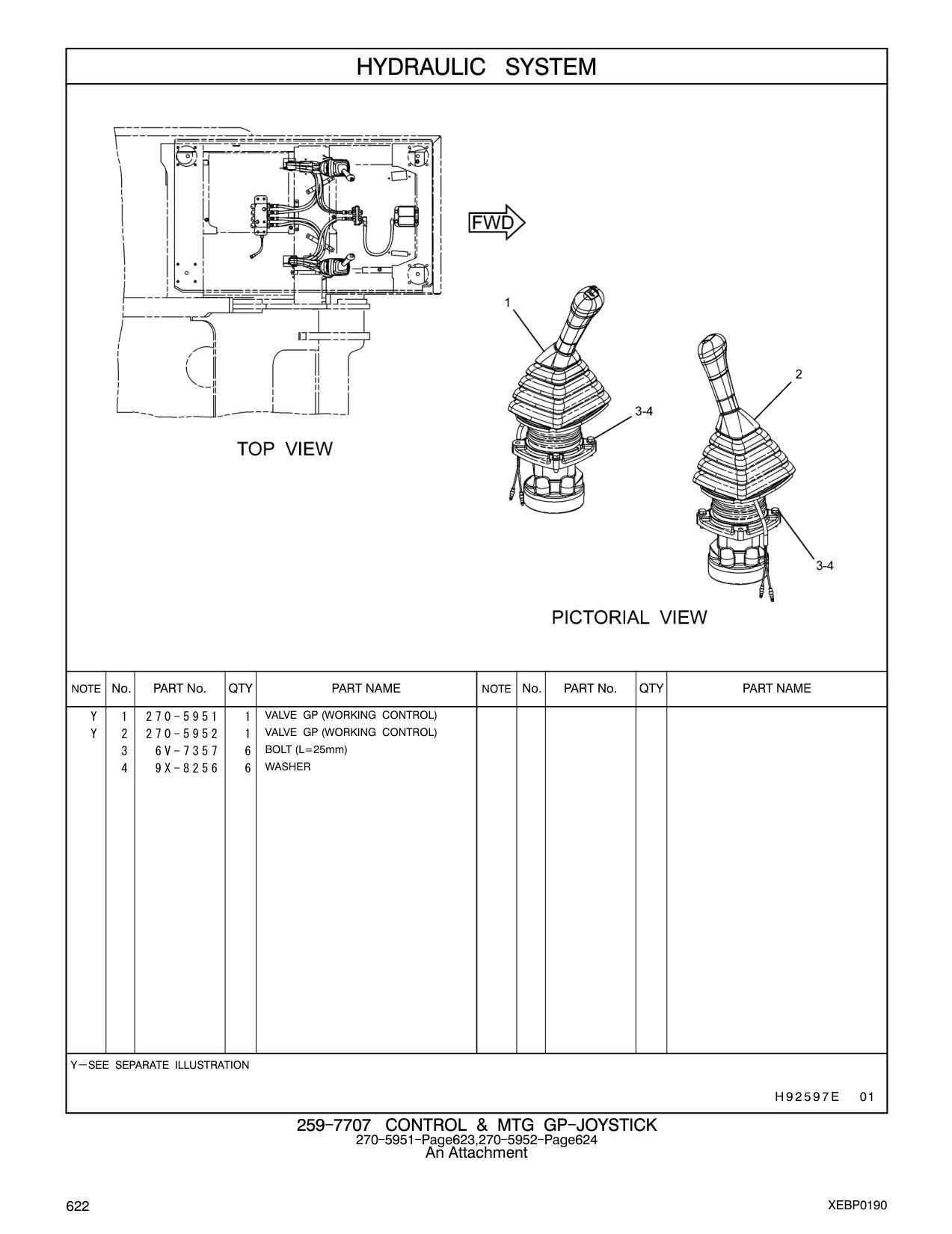 6V-7357 - BOLT (L=25mm)