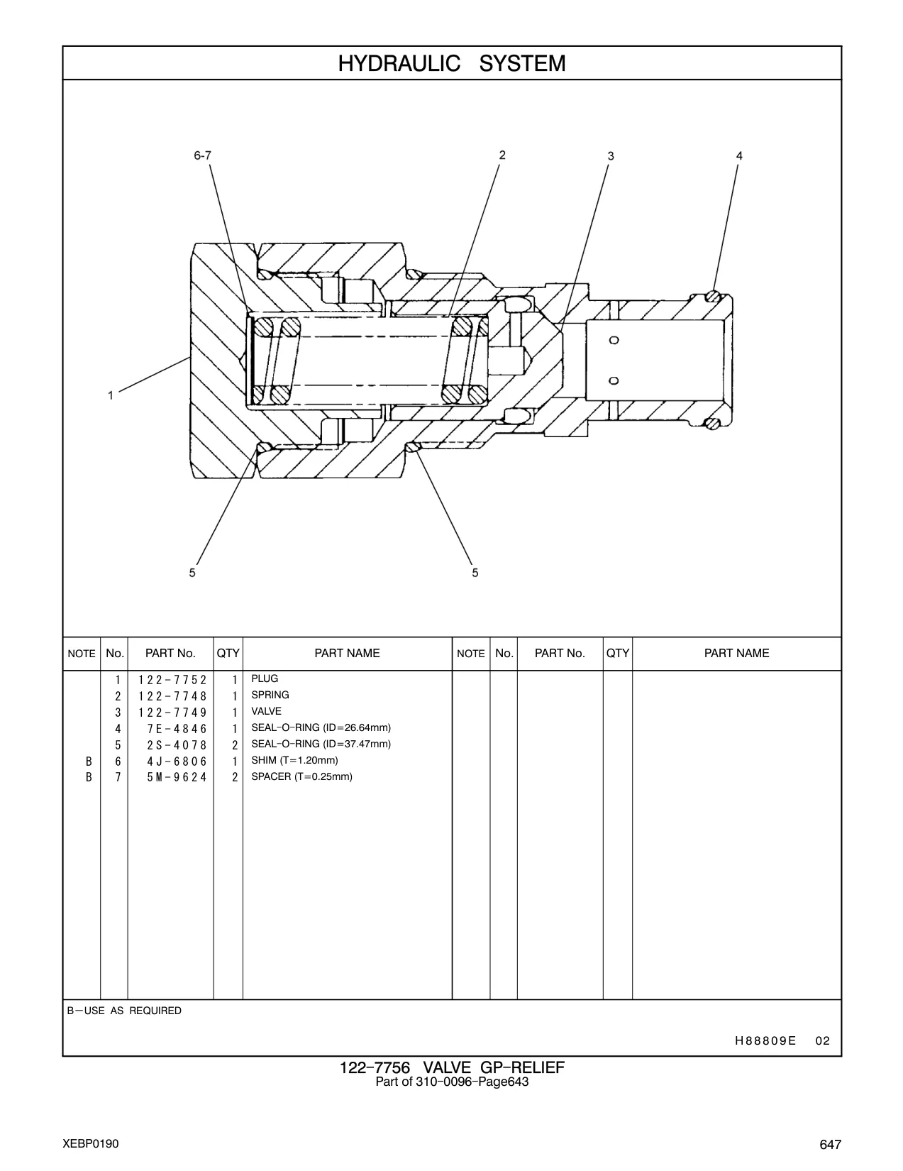 4J-6806 - SHIM (T=1.20mm)