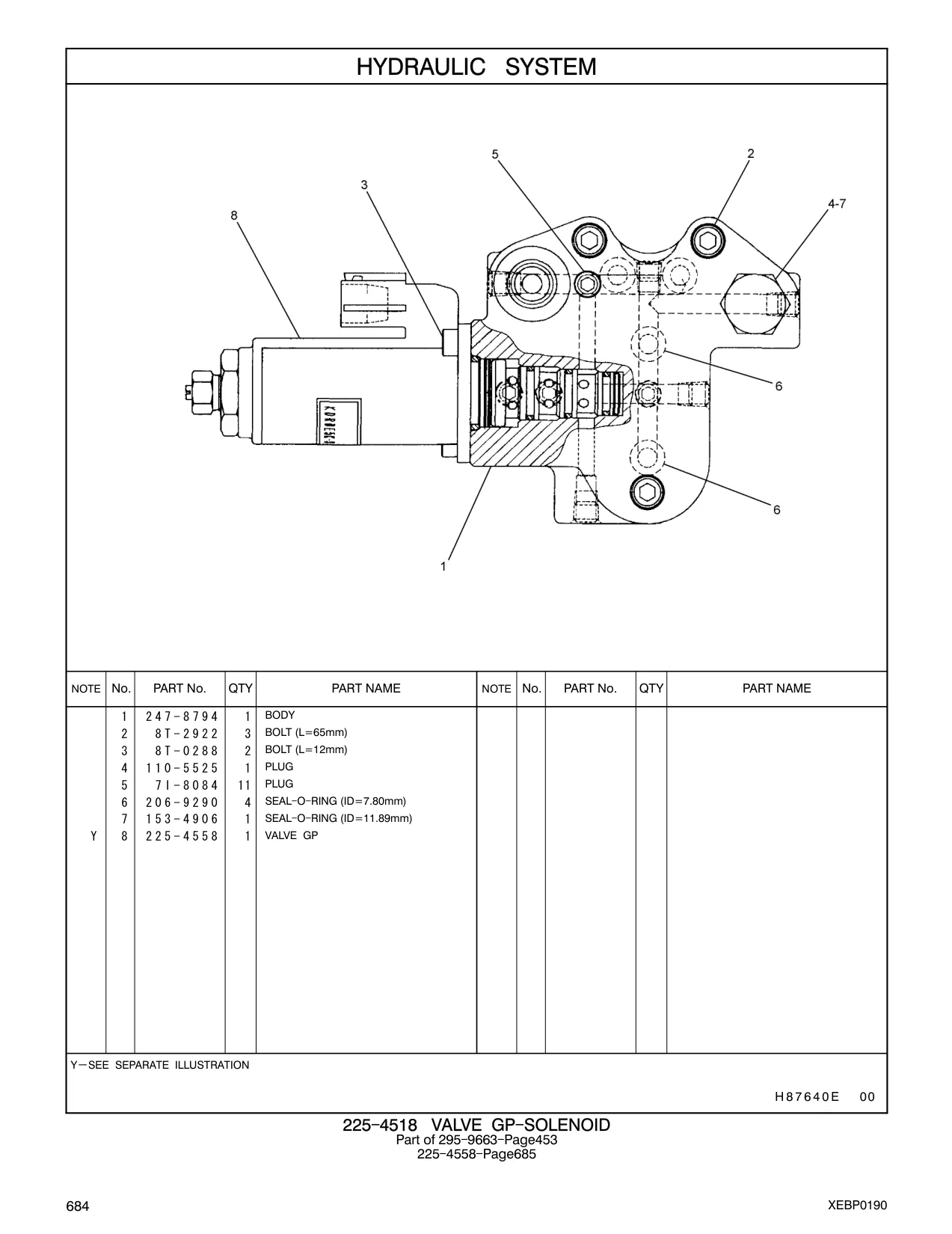 8T-2922 - BOLT (L=65mm)