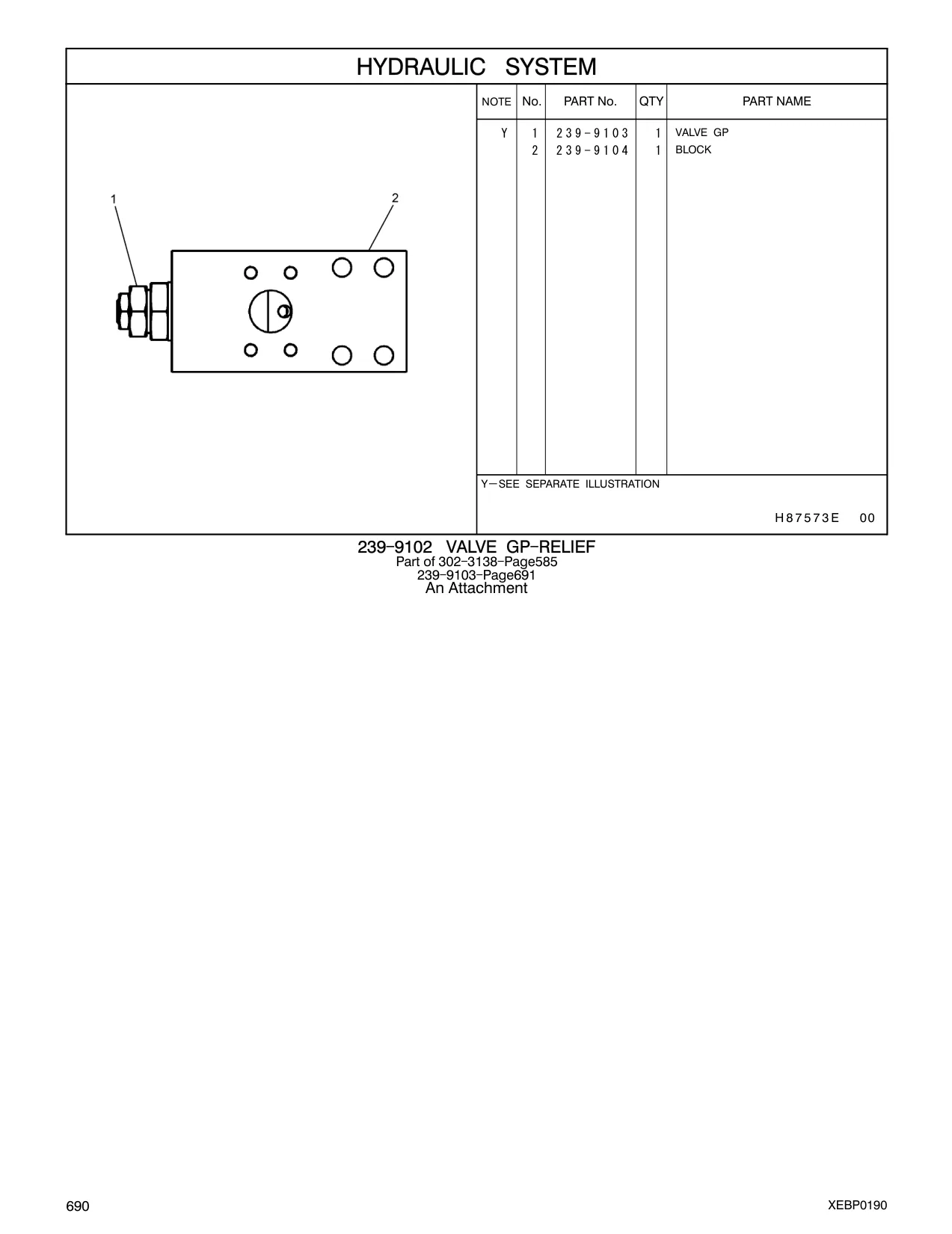 239-9103 - VALVE GP