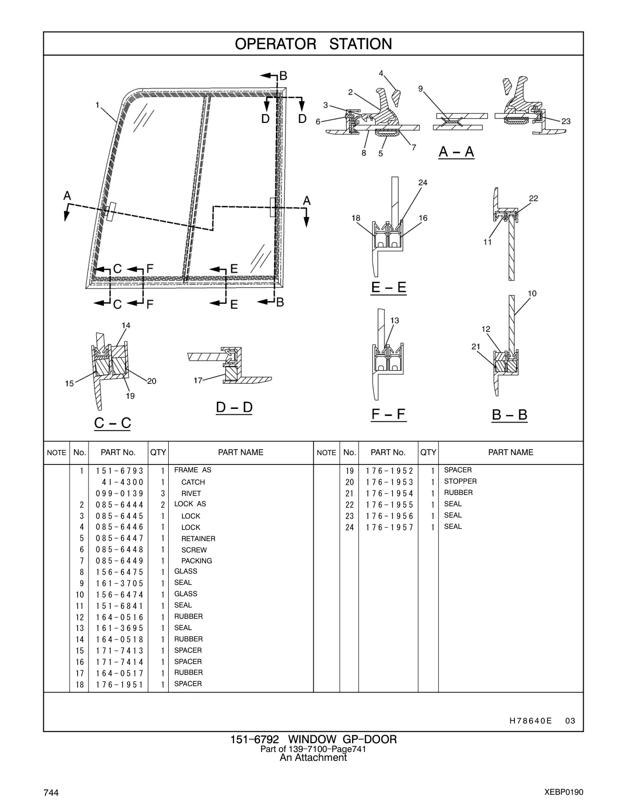 085-6446 - LOCK