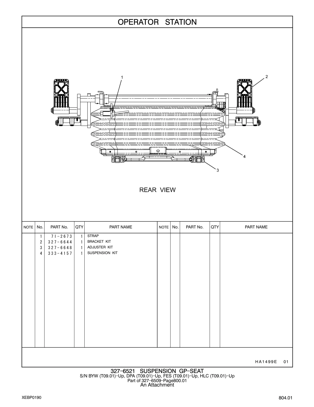 327-6644 - BRACKET KIT