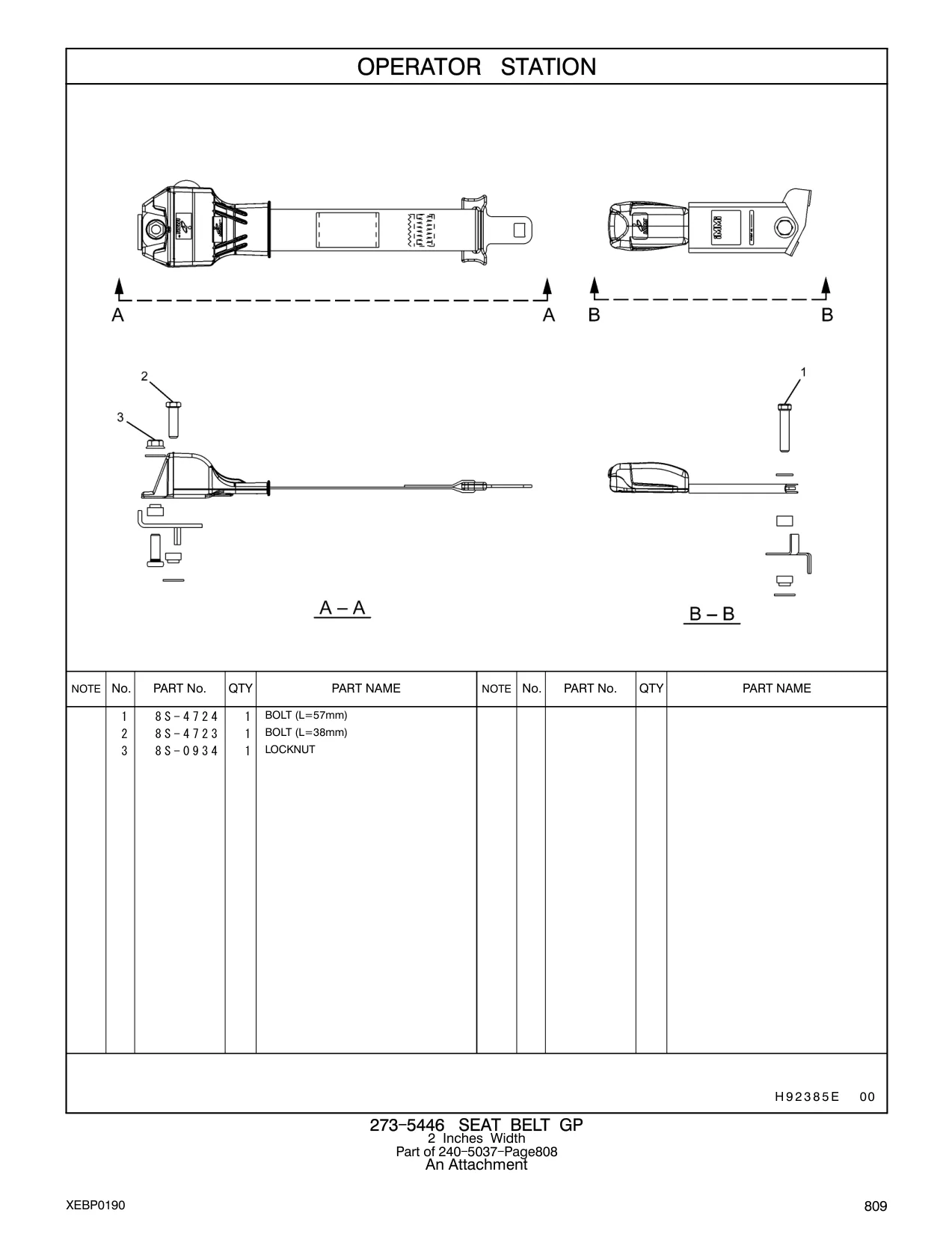 8S-4723 - BOLT (L=38mm)