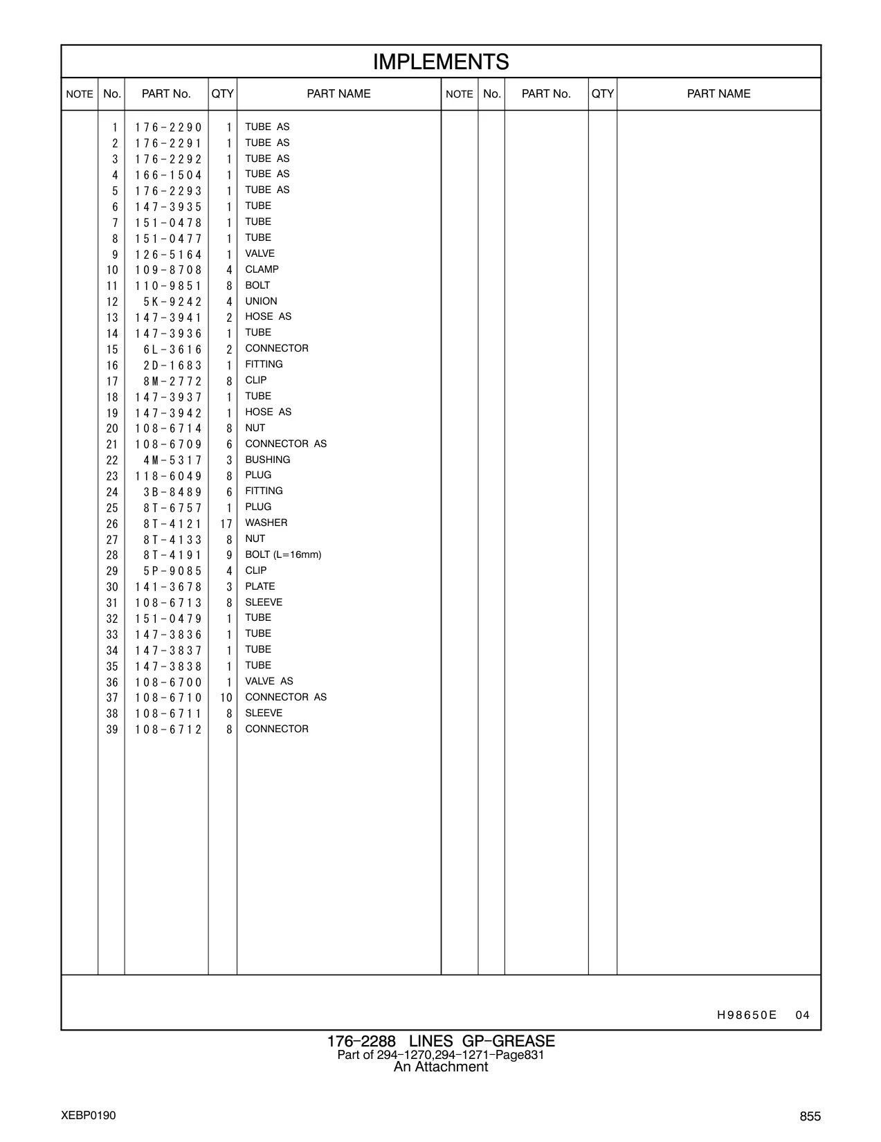 166-1504 - TUBE AS