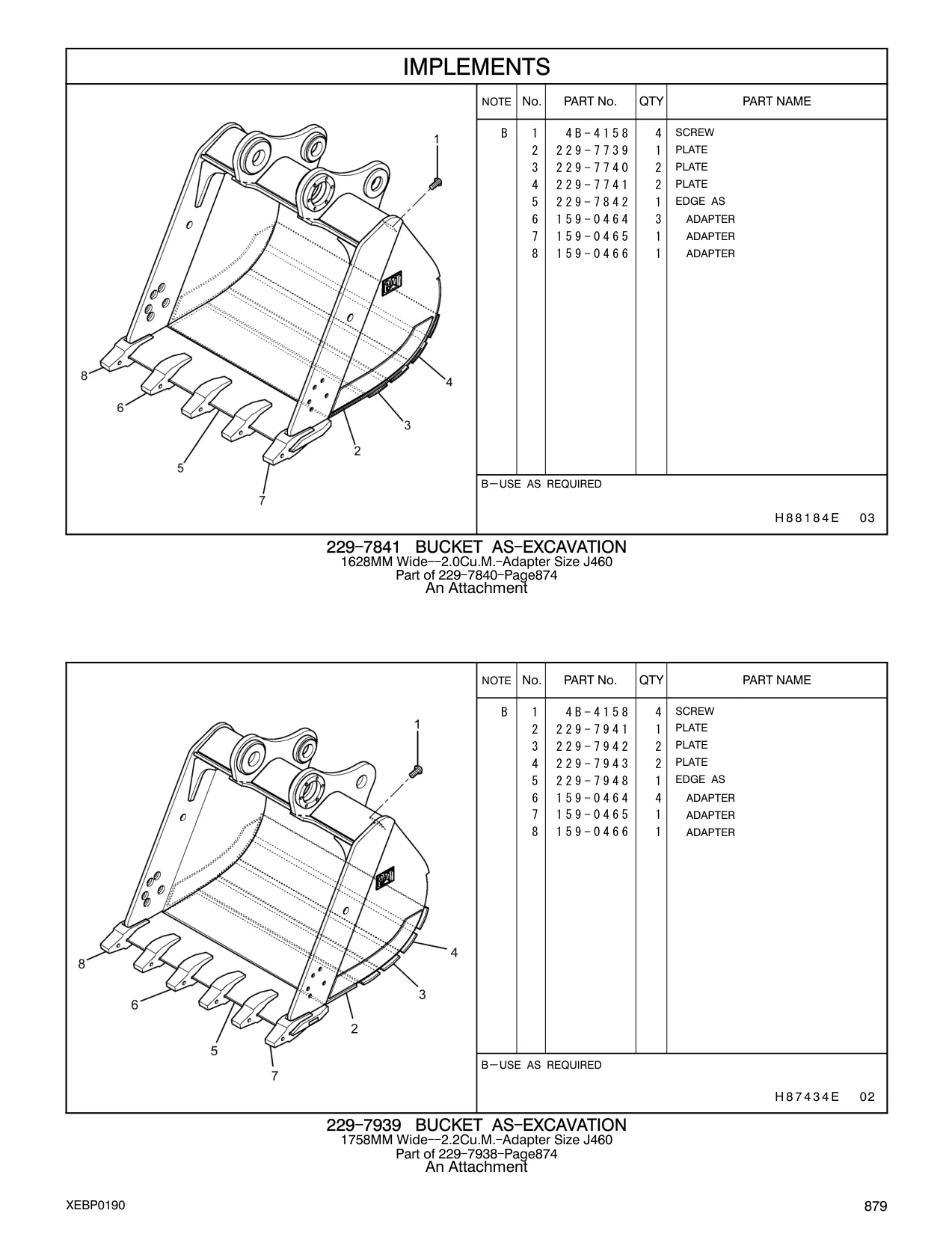 159-0466 - ADAPTER H 8 8 1 8 4 E 03