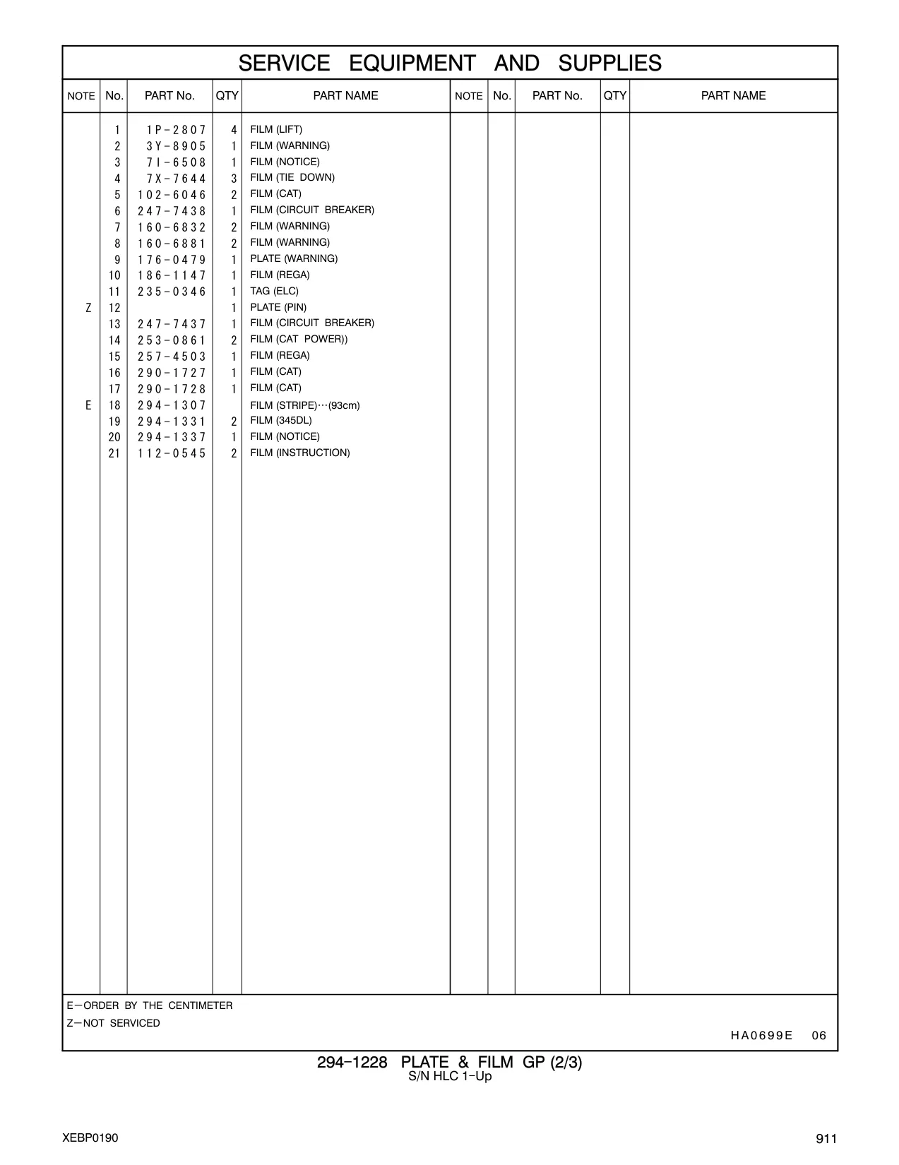 112-0545 - FILM (INSTRUCTION)