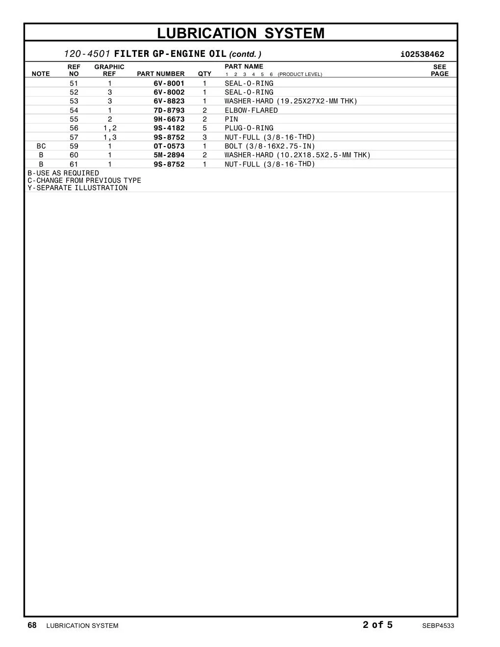 6V-8001 - SEAL-O-RING