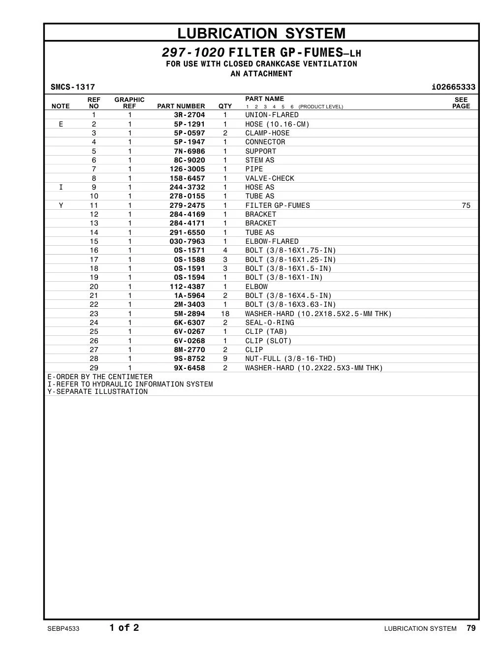 030-7963 ELBOW-FLARED CAT parts manual diagram