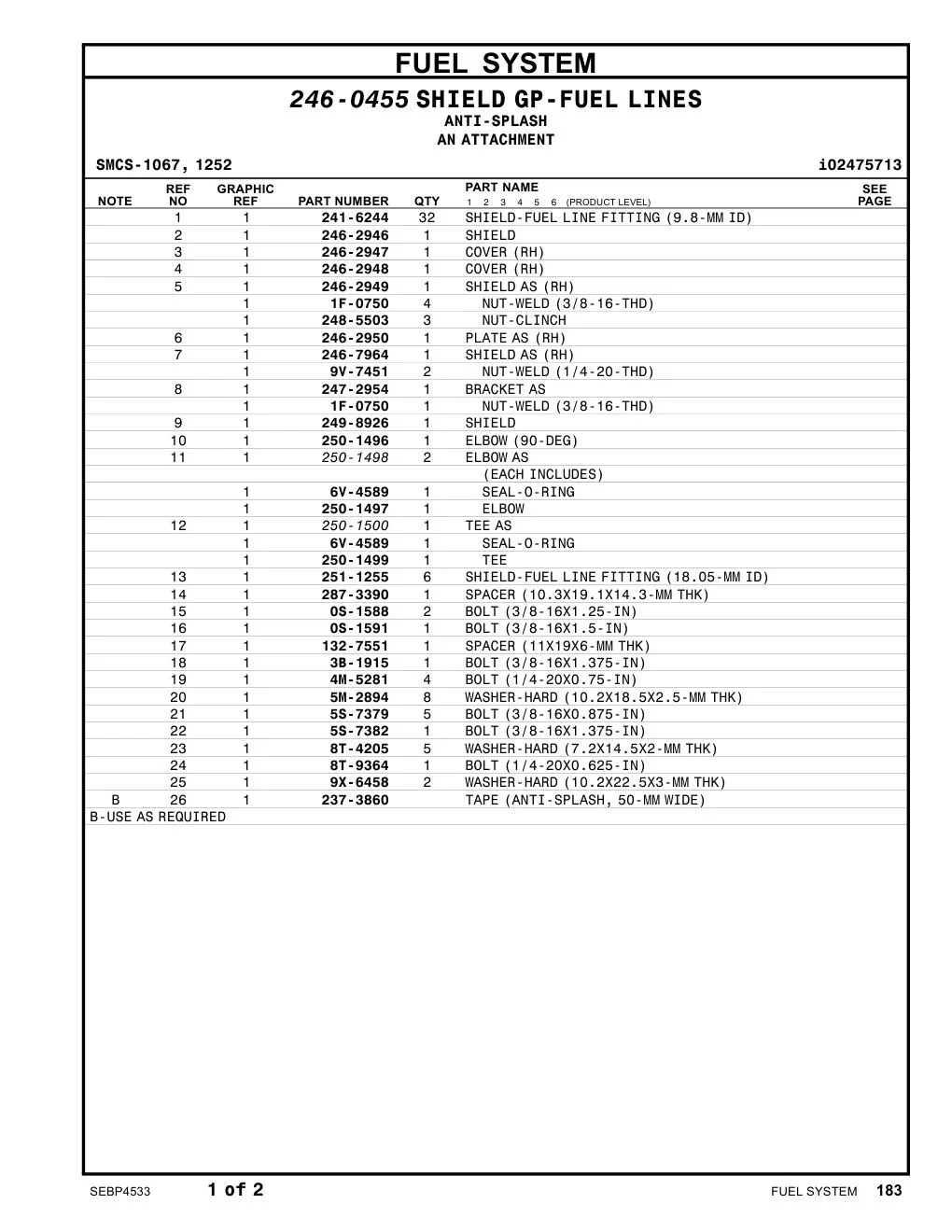 247-2954 - BRACKET AS