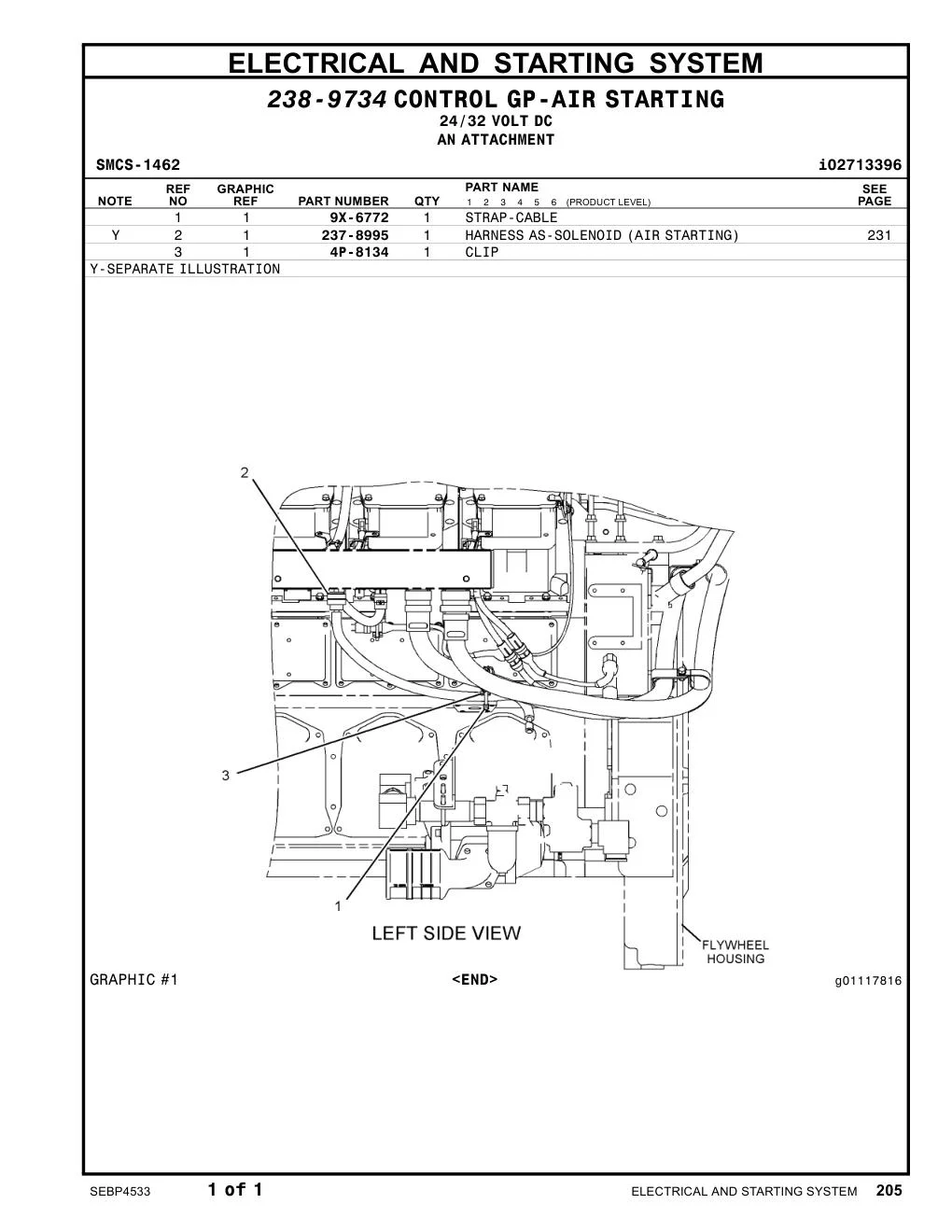 237-8995 - HARNESS AS-SOLENOID(AIRSTARTING)