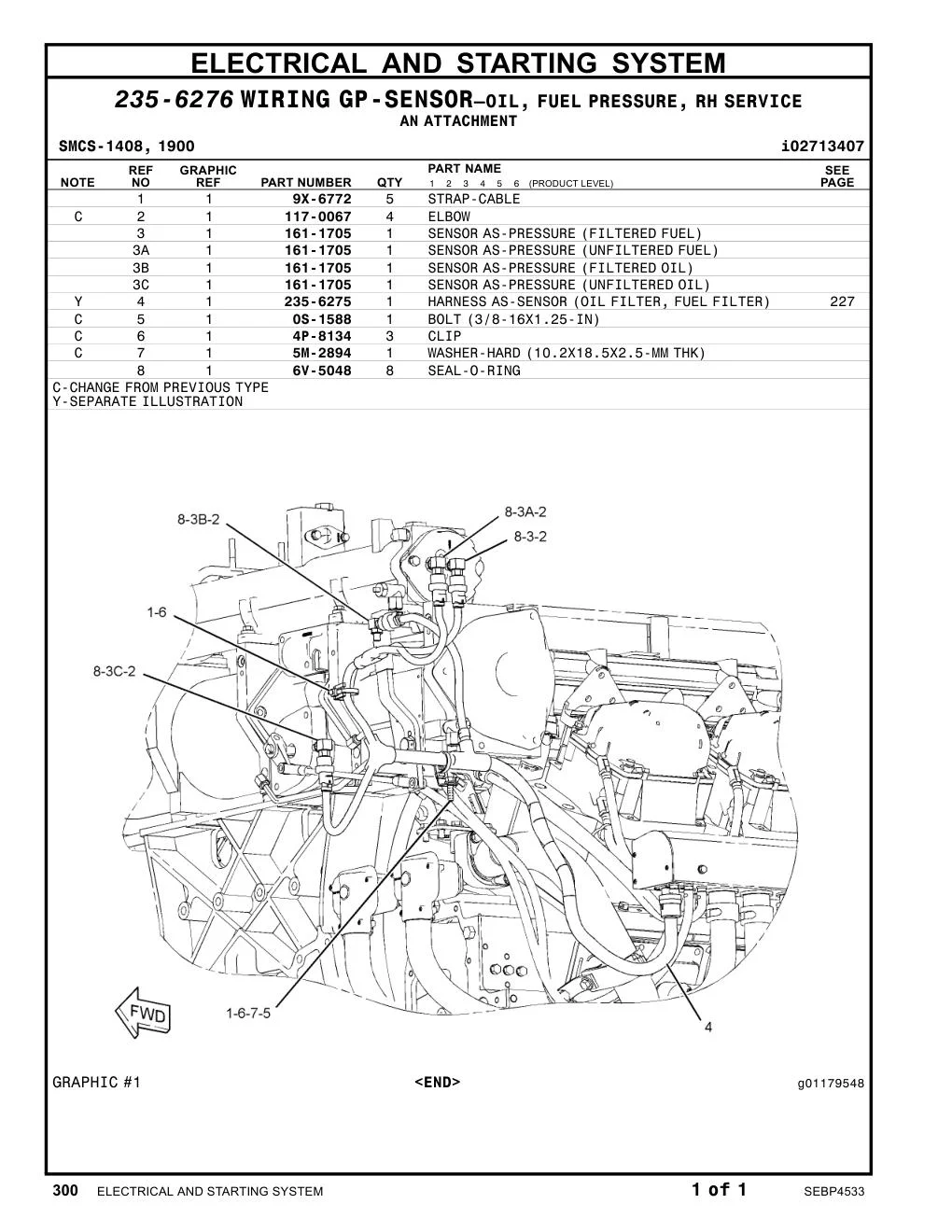 235-6275 - HARNESS AS-SENSOR