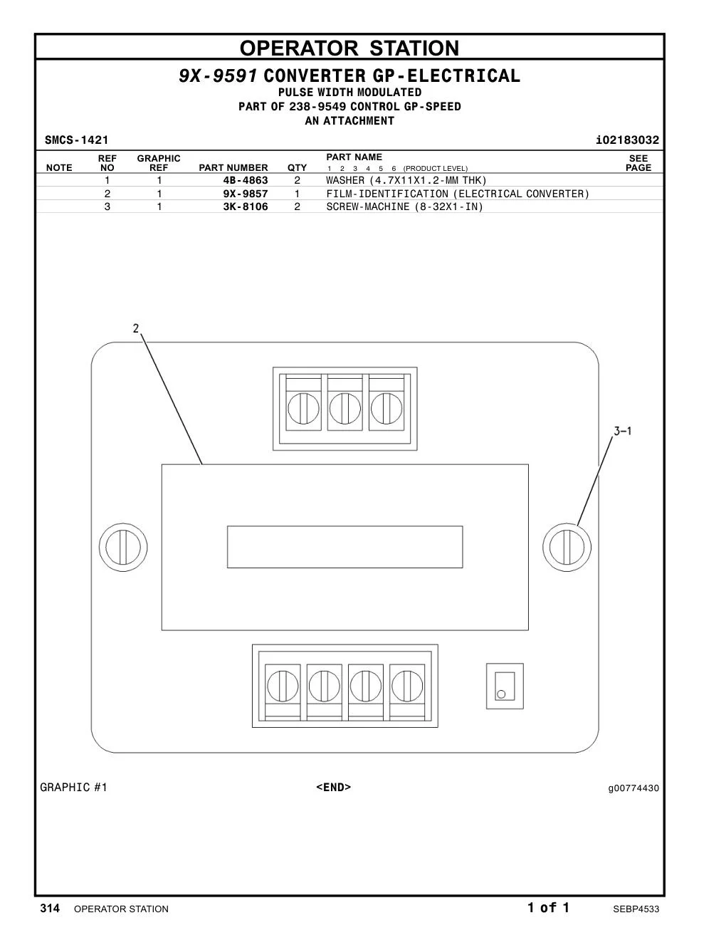9X-9857 - FILM-IDENTIFICATION (ELECTRICAL CONVERTER)