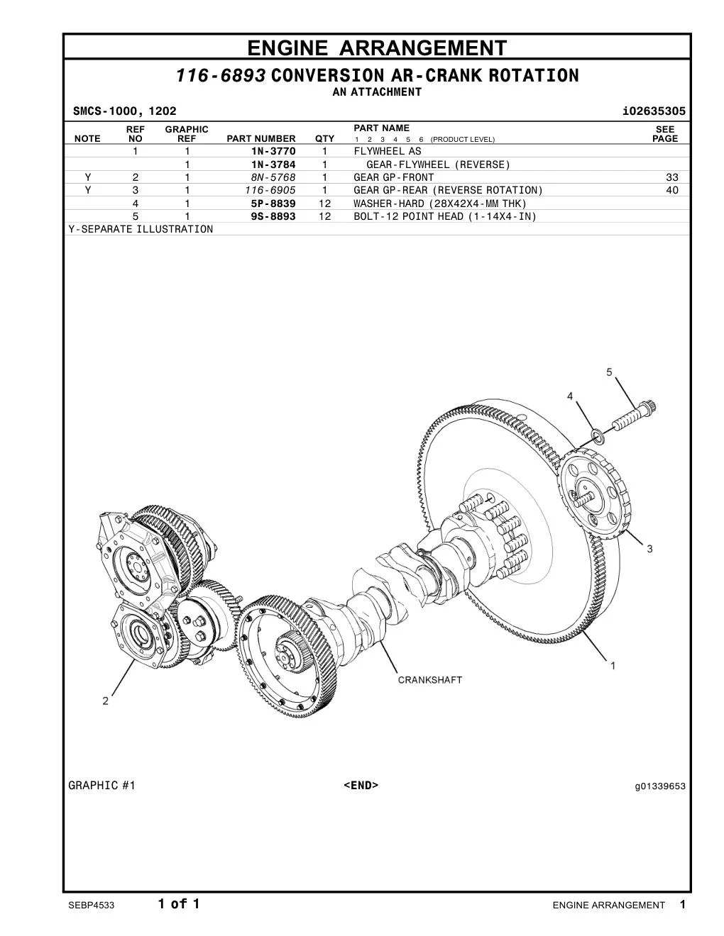 1N-3770 - FLYWHEEL AS