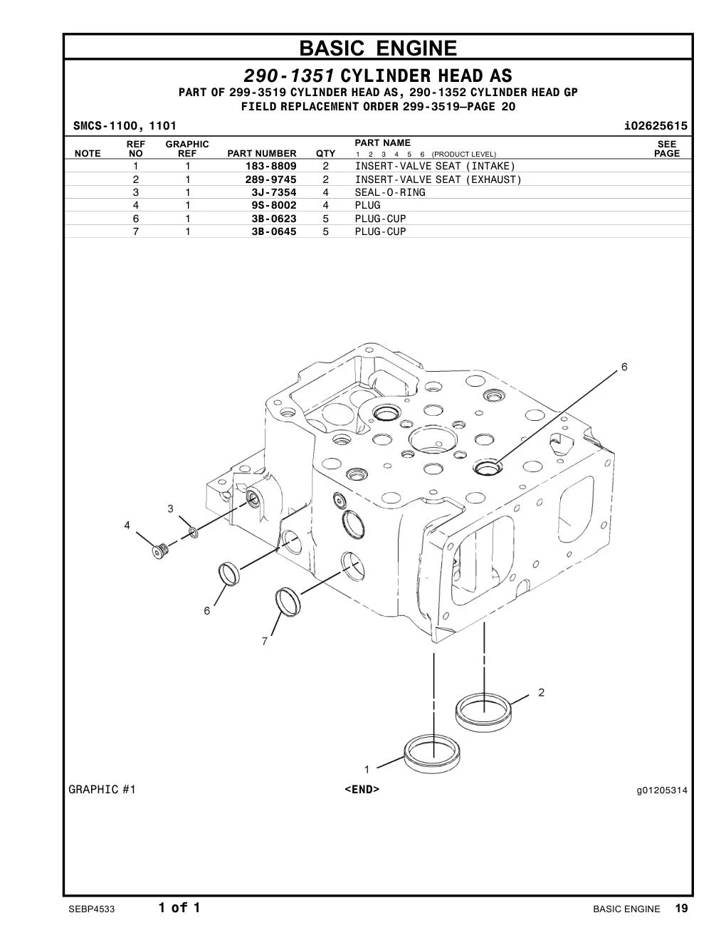 3J-7354 - SEAL-O-RING