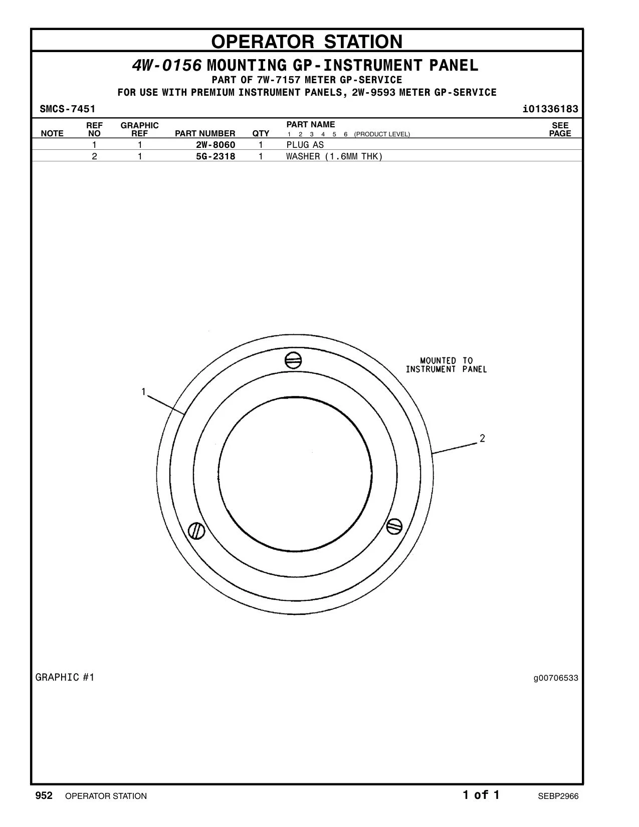 2W-8060 - PLUG AS