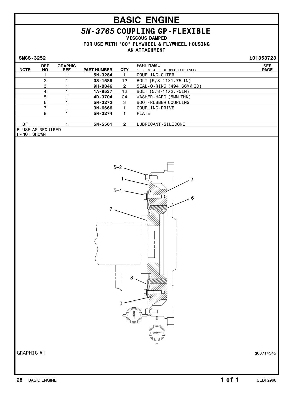3N-6666 - COUPLING-DRIVE