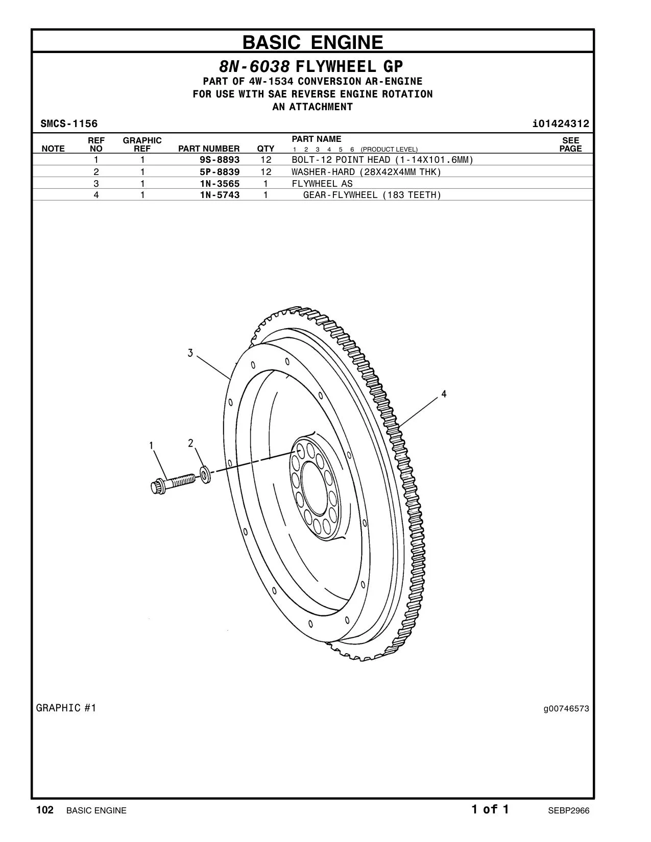 1N-3565 - FLYWHEEL AS