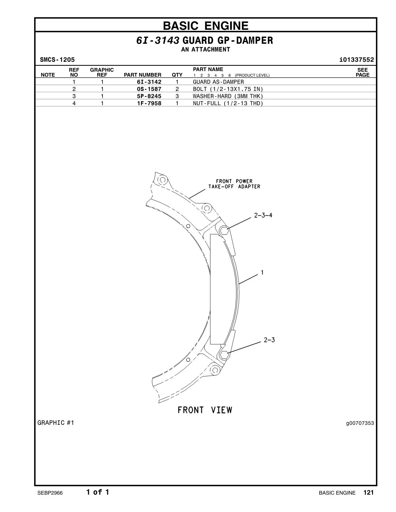 6I-3142 - GUARD AS-DAMPER