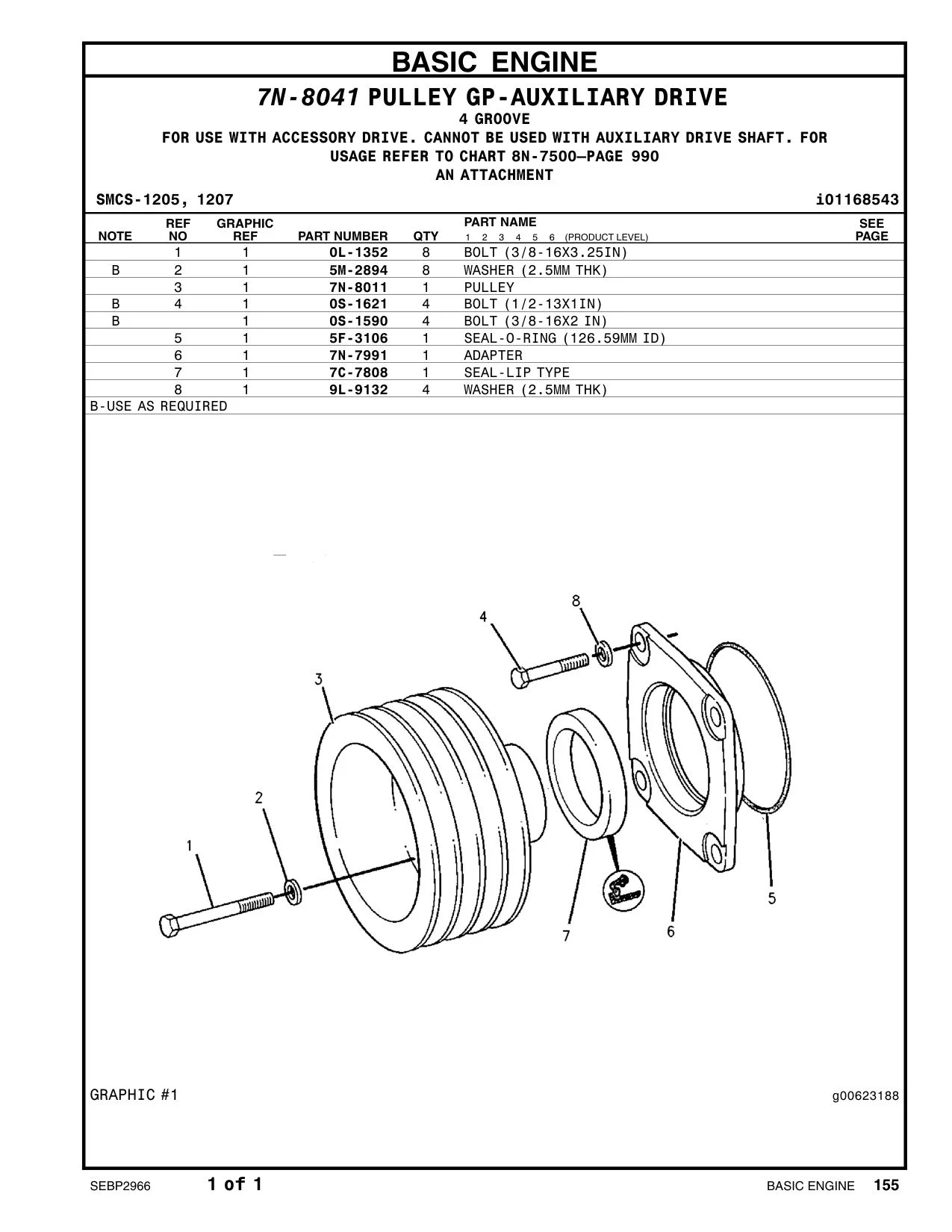 7N-8011 - PULLEY
