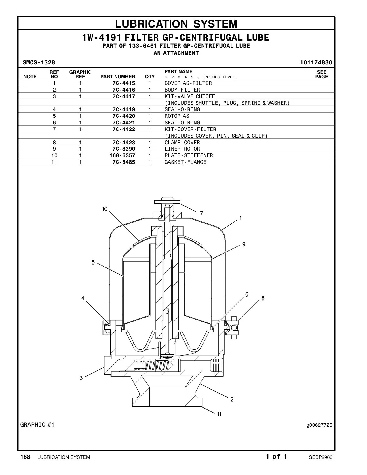 168-6357 PLATE-STIFFENER CAT parts manual diagram
