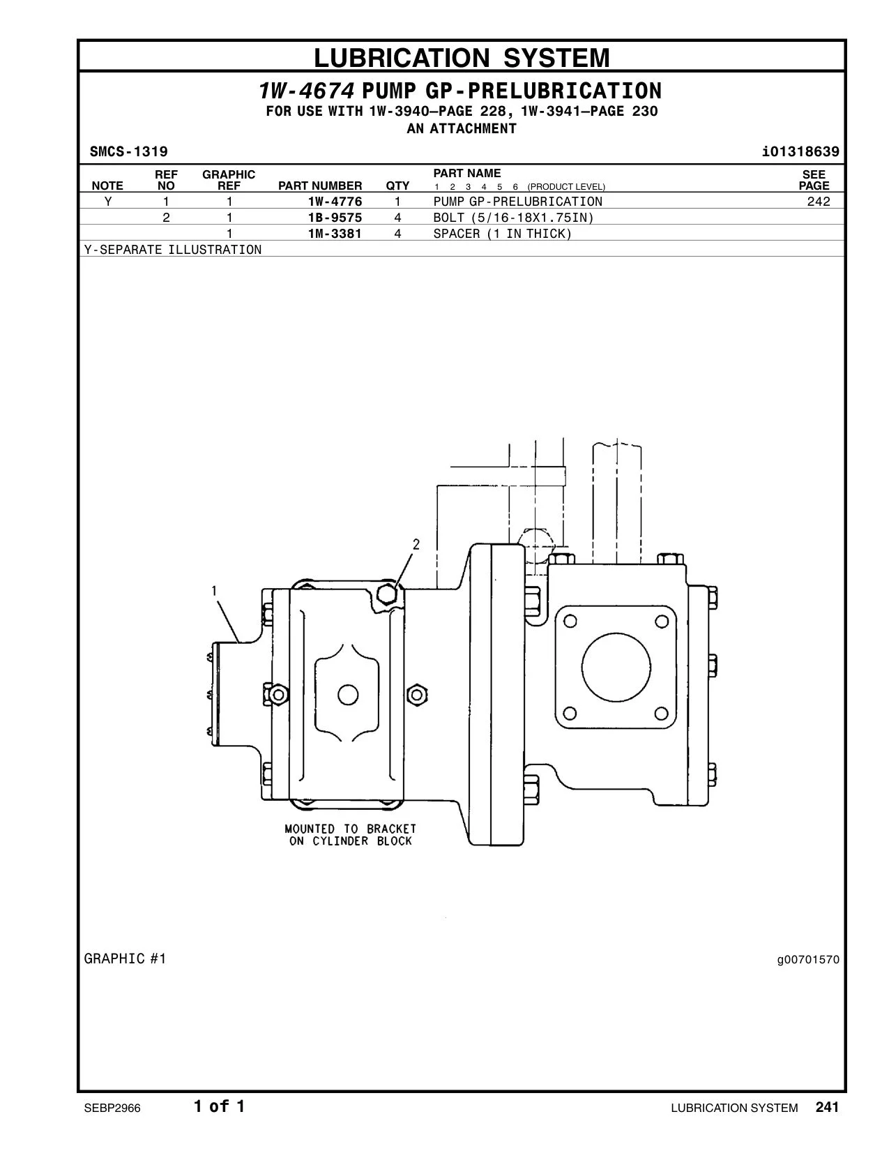 1B-9575 - BOLT (5/16-18X1.56-IN)