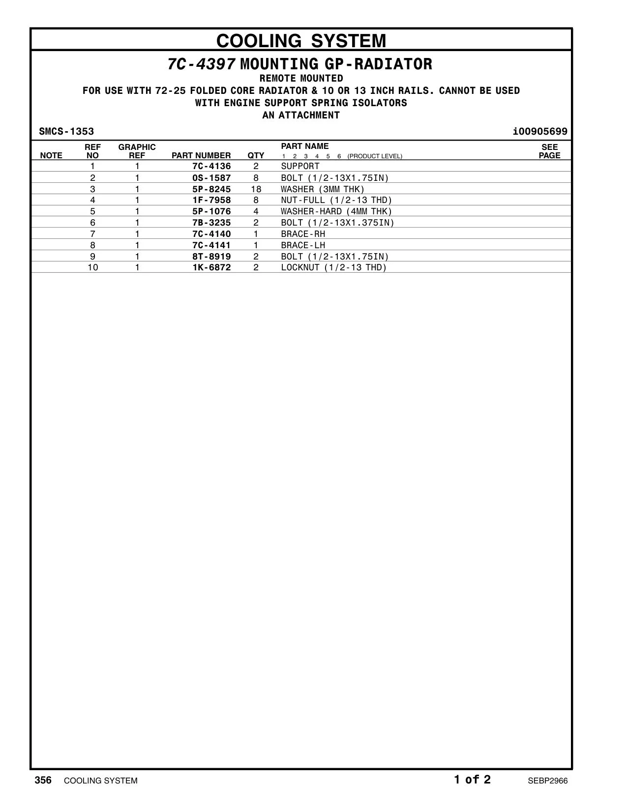 7C-4141 - BRACE (LH)